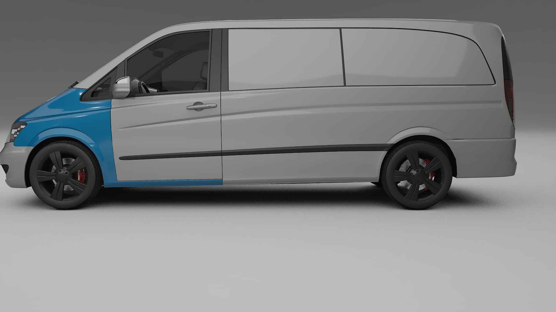 Lakbeschermingsfolie Mercedes Viano Extra lang W439 Facelift | CrystalGuard Transparante Volledige PPF Voorgevormde Set