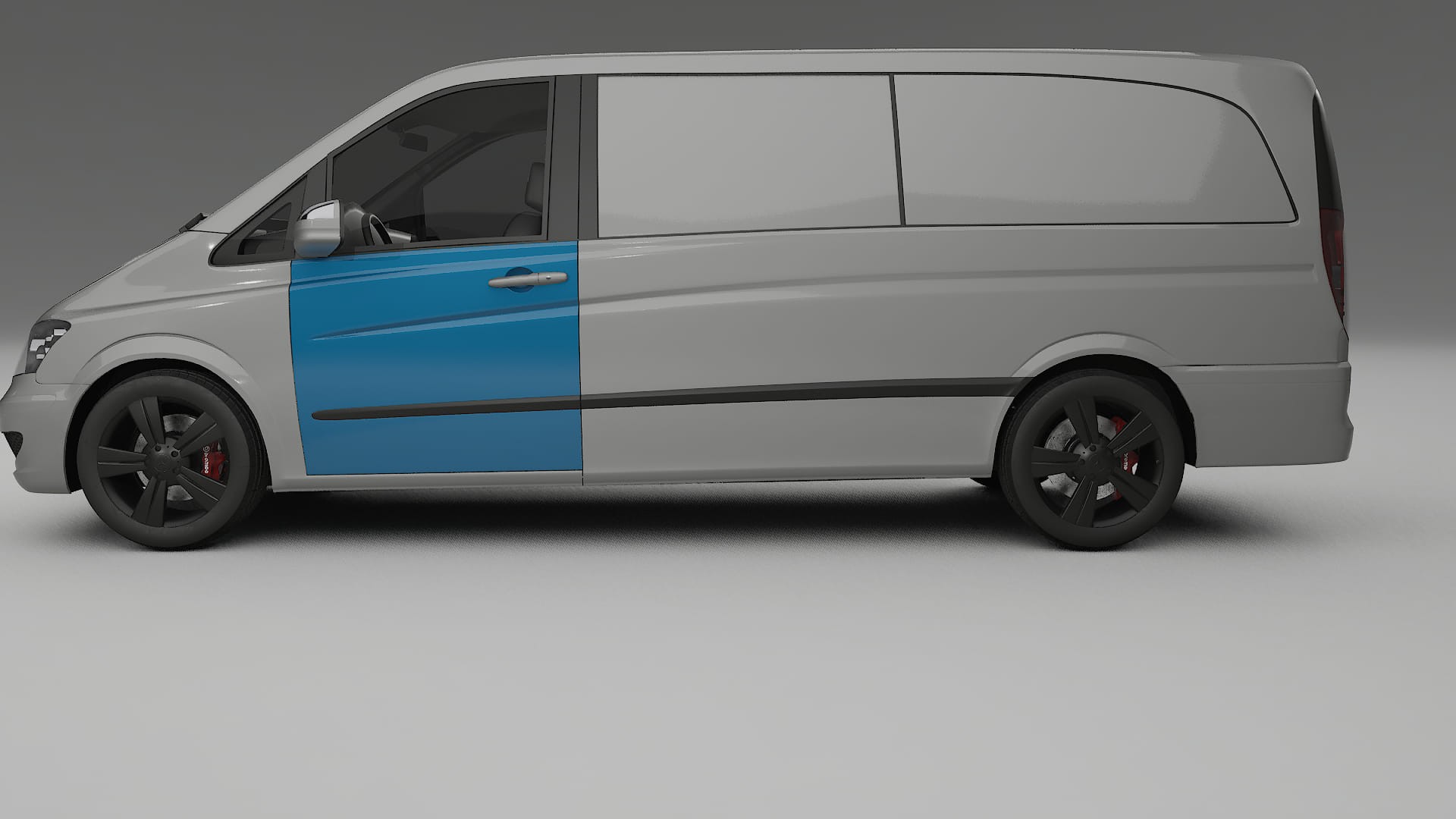 Lakbeschermingsfolie Mercedes Viano Extra lang W439 Facelift | CrystalGuard Transparante Volledige PPF Voorgevormde Set