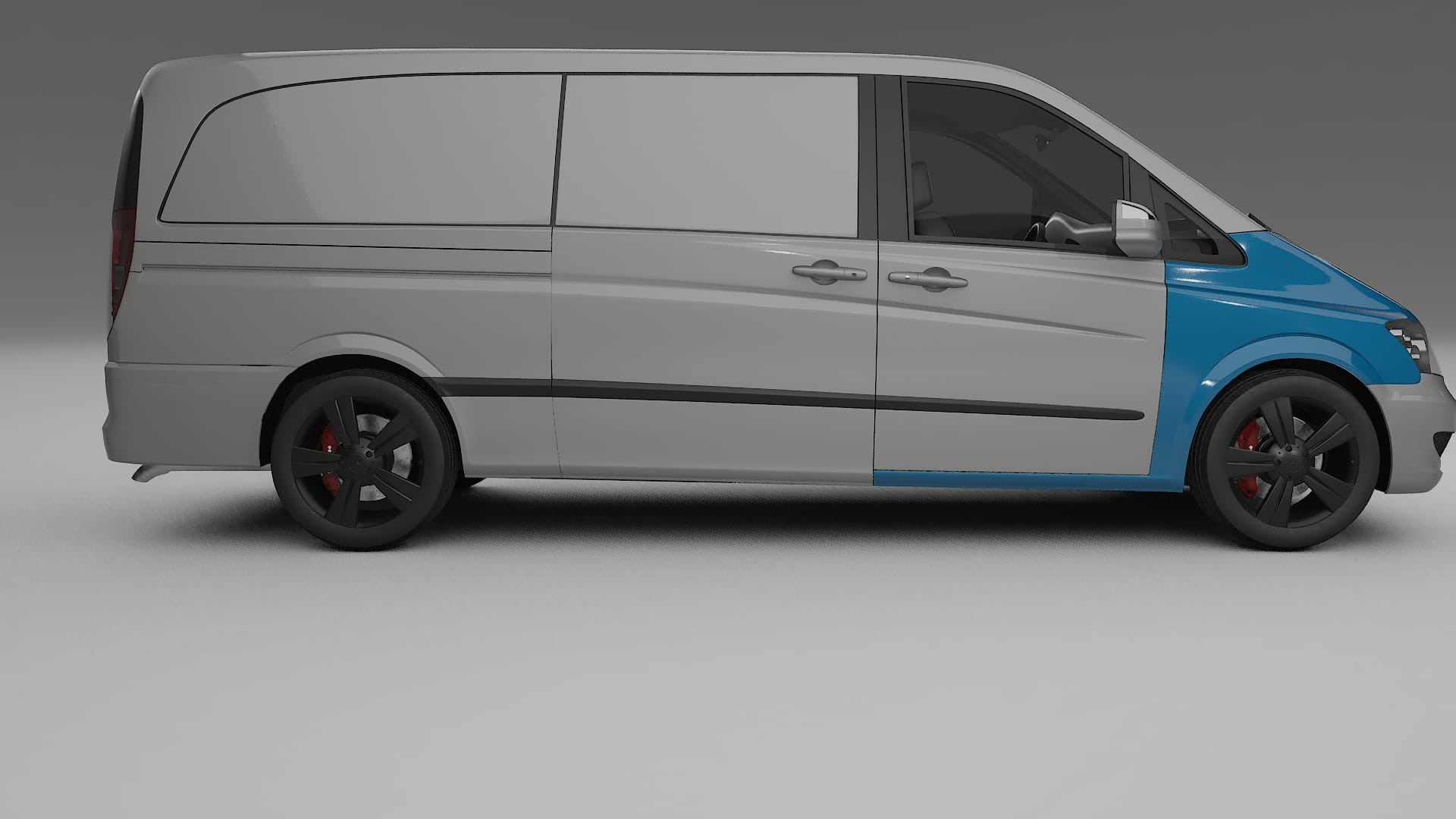 Lakbeschermingsfolie Mercedes Viano Extra lang W439 Facelift | CrystalGuard Transparante Volledige PPF Voorgevormde Set