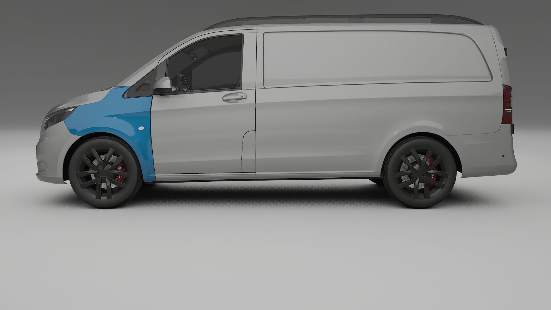 Lakbeschermingsfolie Mercedes Vito Kort W447 prefacelift | CrystalGuard Transparante Volledige PPF Voorgevormde Set