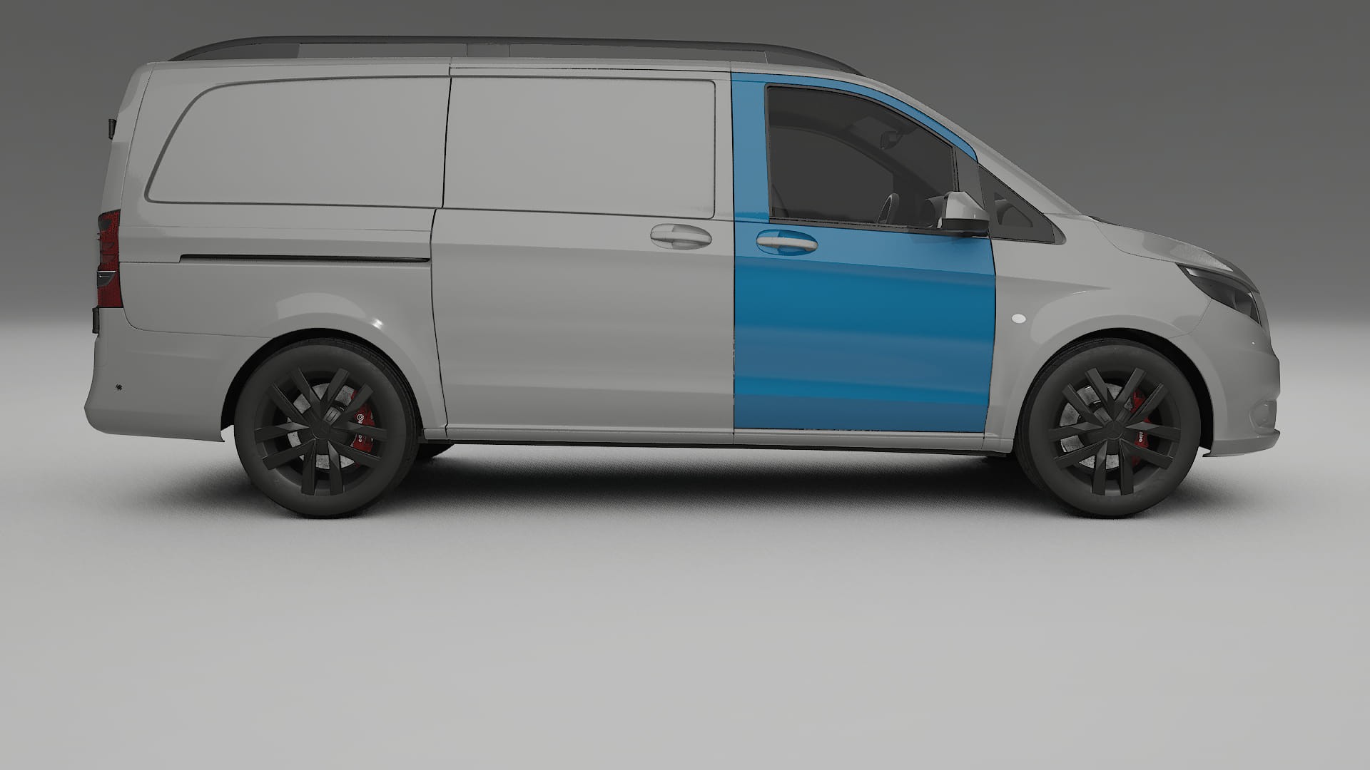 Lakbeschermingsfolie Mercedes Vito Kort W447 prefacelift | CrystalGuard Transparante Volledige PPF Voorgevormde Set