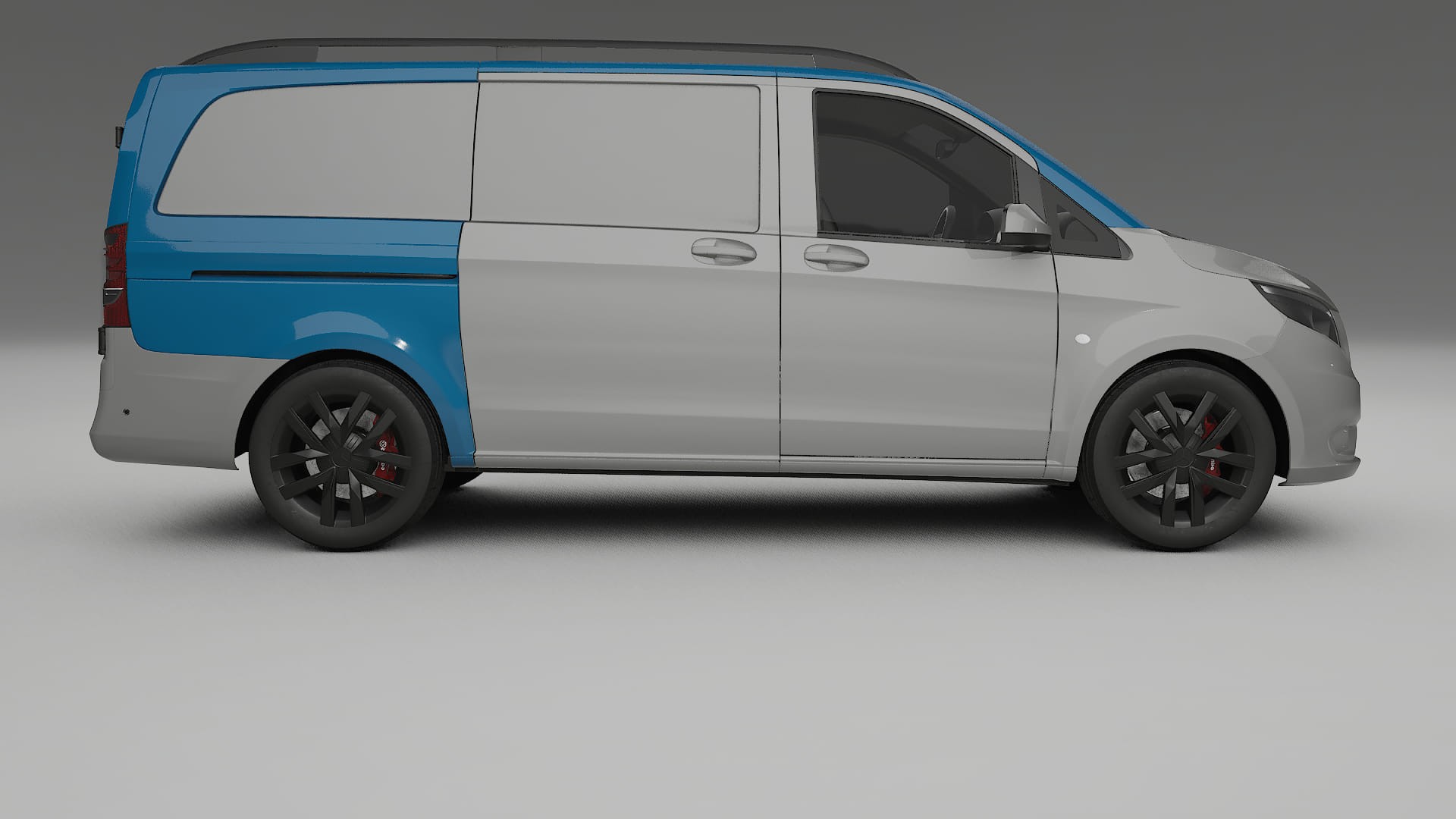 Lakbeschermingsfolie Mercedes Vito Kort W447 prefacelift | CrystalGuard Transparante Volledige PPF Voorgevormde Set