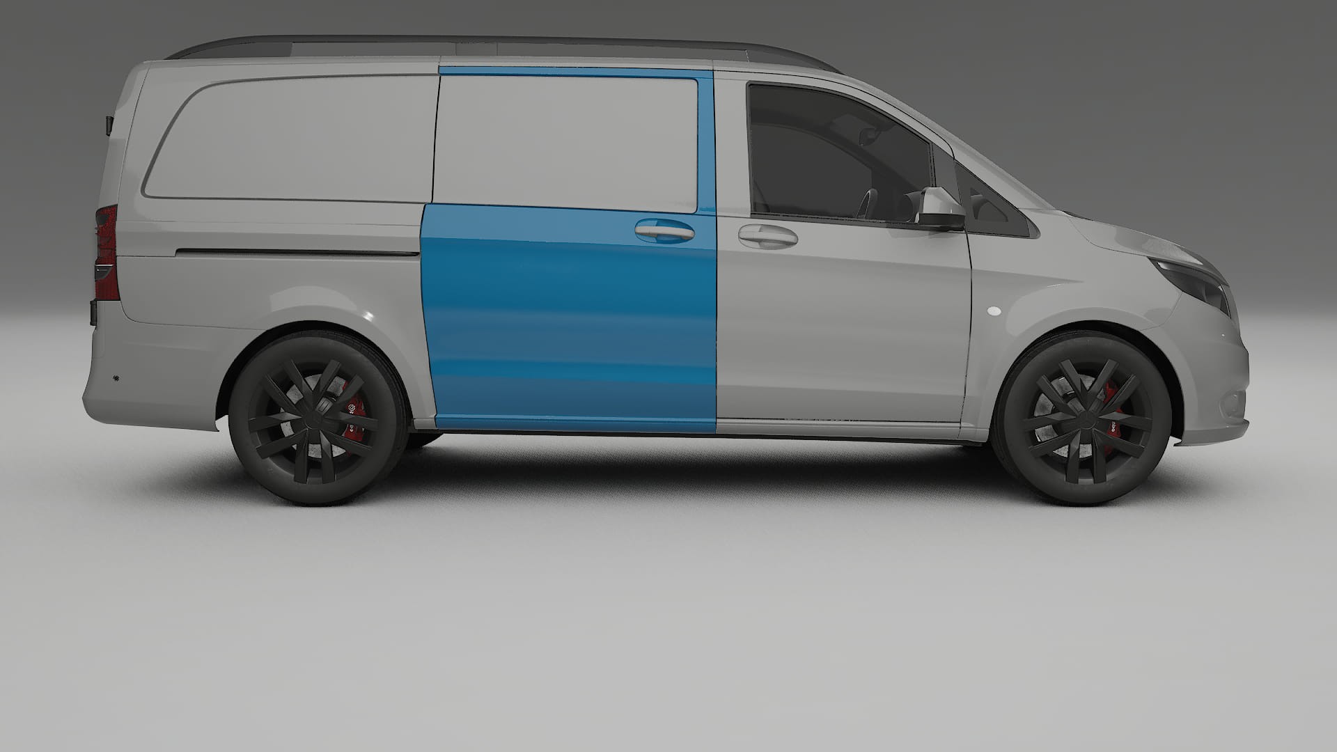 Lakbeschermingsfolie Mercedes Vito Kort W447 prefacelift | CrystalGuard Transparante Volledige PPF Voorgevormde Set