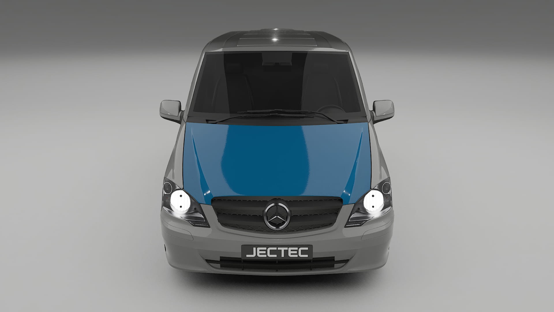 Lakbeschermingsfolie Mercedes Vito Kort W639 facelift | CrystalGuard Transparante Volledige PPF Voorgevormde Set