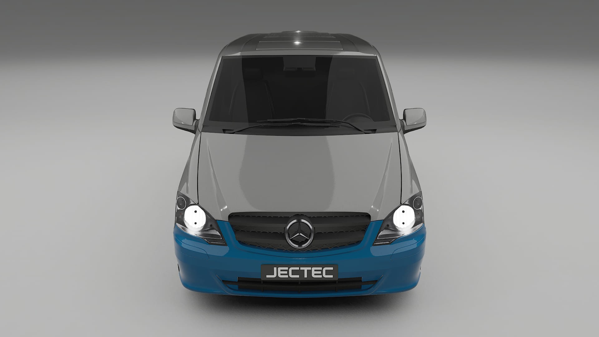 Lakbeschermingsfolie Mercedes Vito Kort W639 facelift | CrystalGuard Transparante Volledige PPF Voorgevormde Set