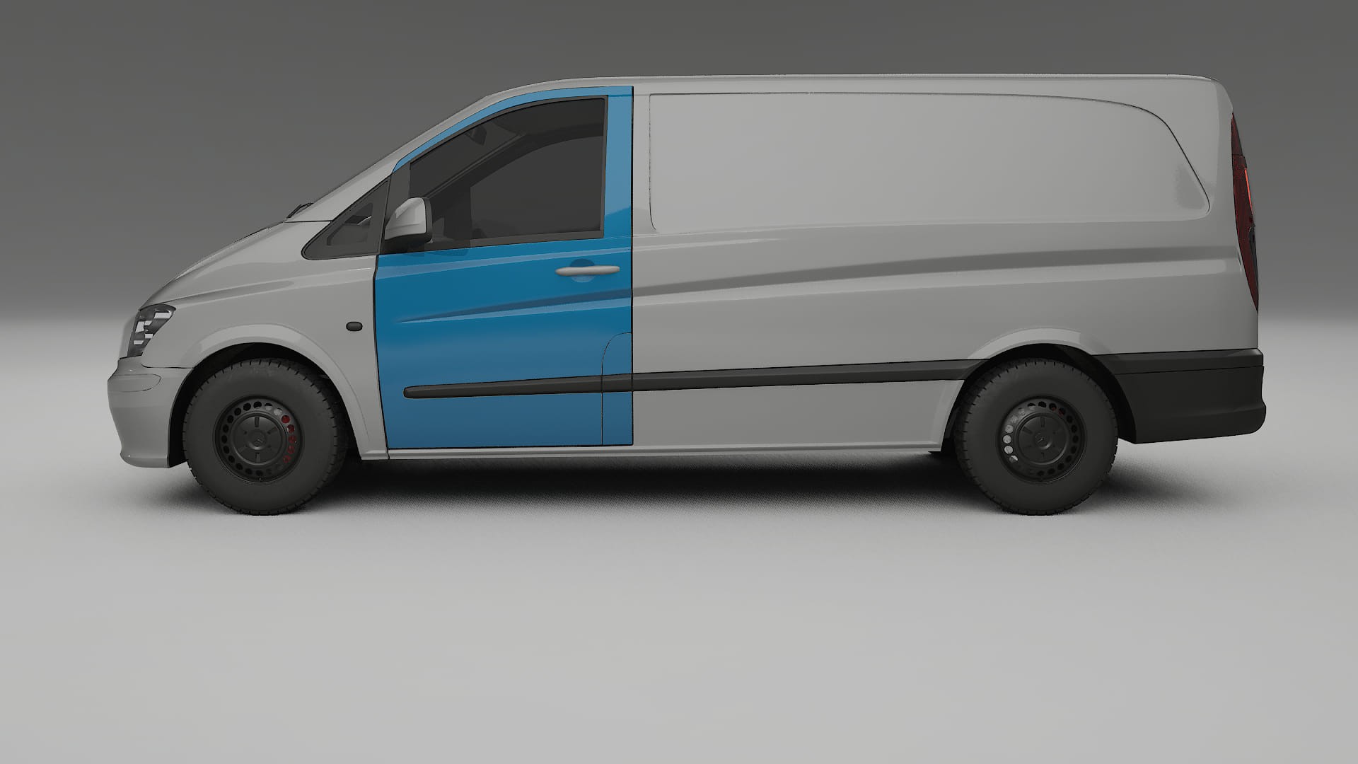 Lakbeschermingsfolie Mercedes Vito Kort W639 facelift | CrystalGuard Transparante Volledige PPF Voorgevormde Set