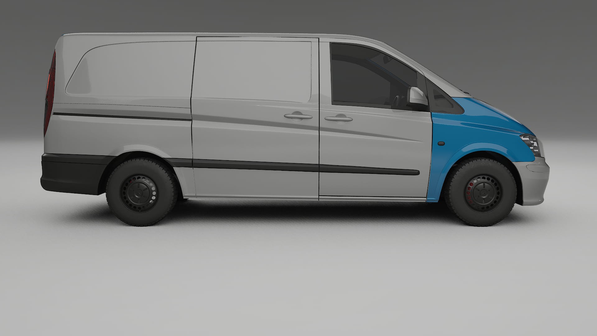 Lakbeschermingsfolie Mercedes Vito Kort W639 facelift | CrystalGuard Transparante Volledige PPF Voorgevormde Set