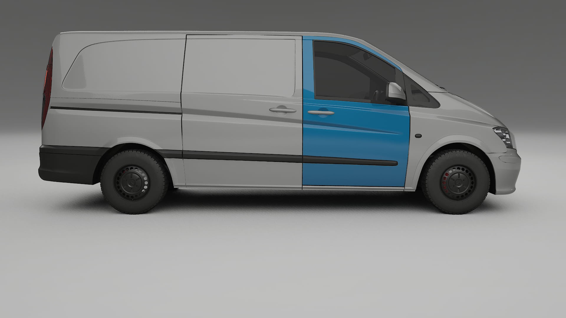 Lakbeschermingsfolie Mercedes Vito Kort W639 facelift | CrystalGuard Transparante Volledige PPF Voorgevormde Set