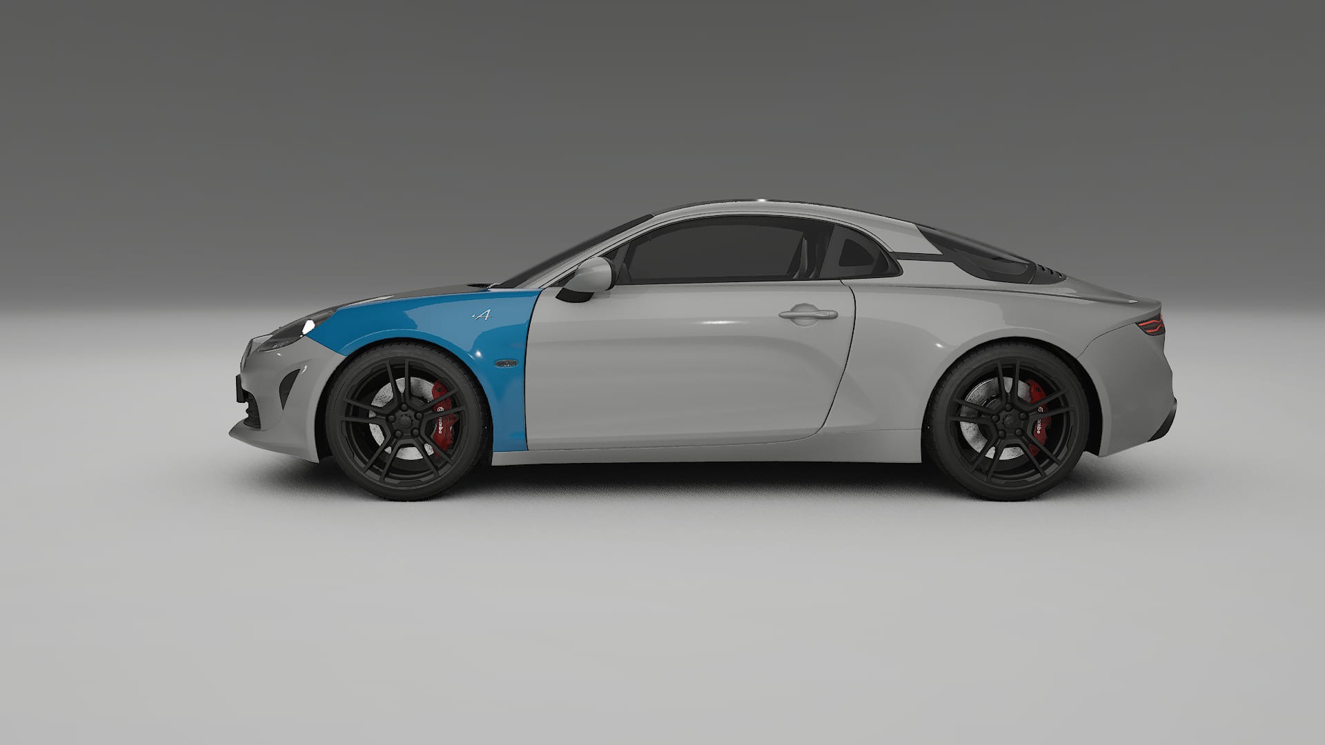 Lakbeschermingsfolie Renault Alpine A110 | CrystalGuard Transparante Volledige PPF Voorgevormde Set