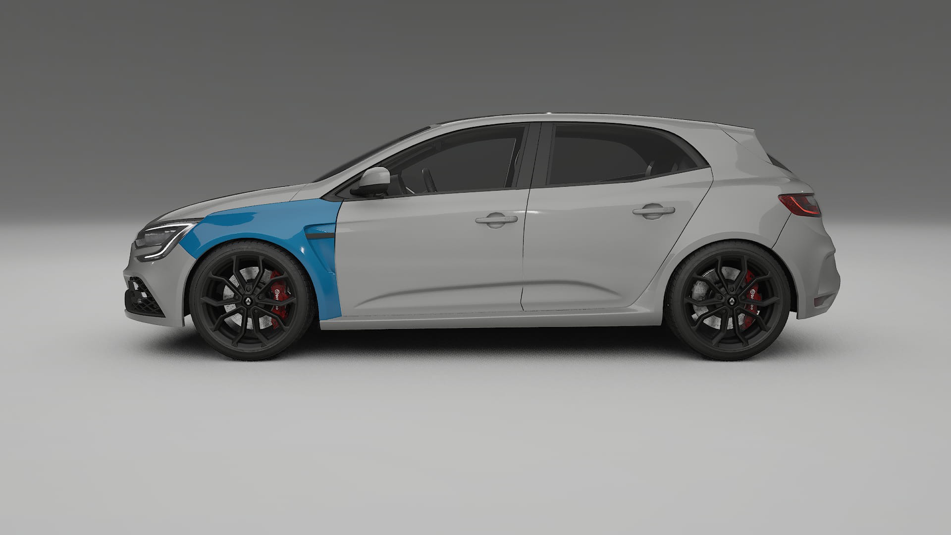 Lakbeschermingsfolie Renault Megane RS IV | CrystalGuard Transparante Volledige PPF Voorgevormde Set