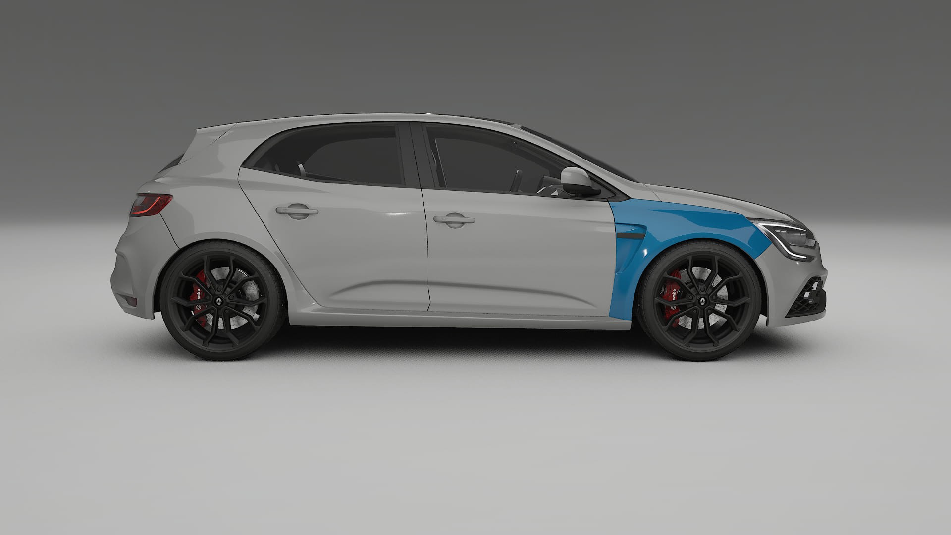 Lakbeschermingsfolie Renault Megane RS IV | CrystalGuard Transparante Volledige PPF Voorgevormde Set