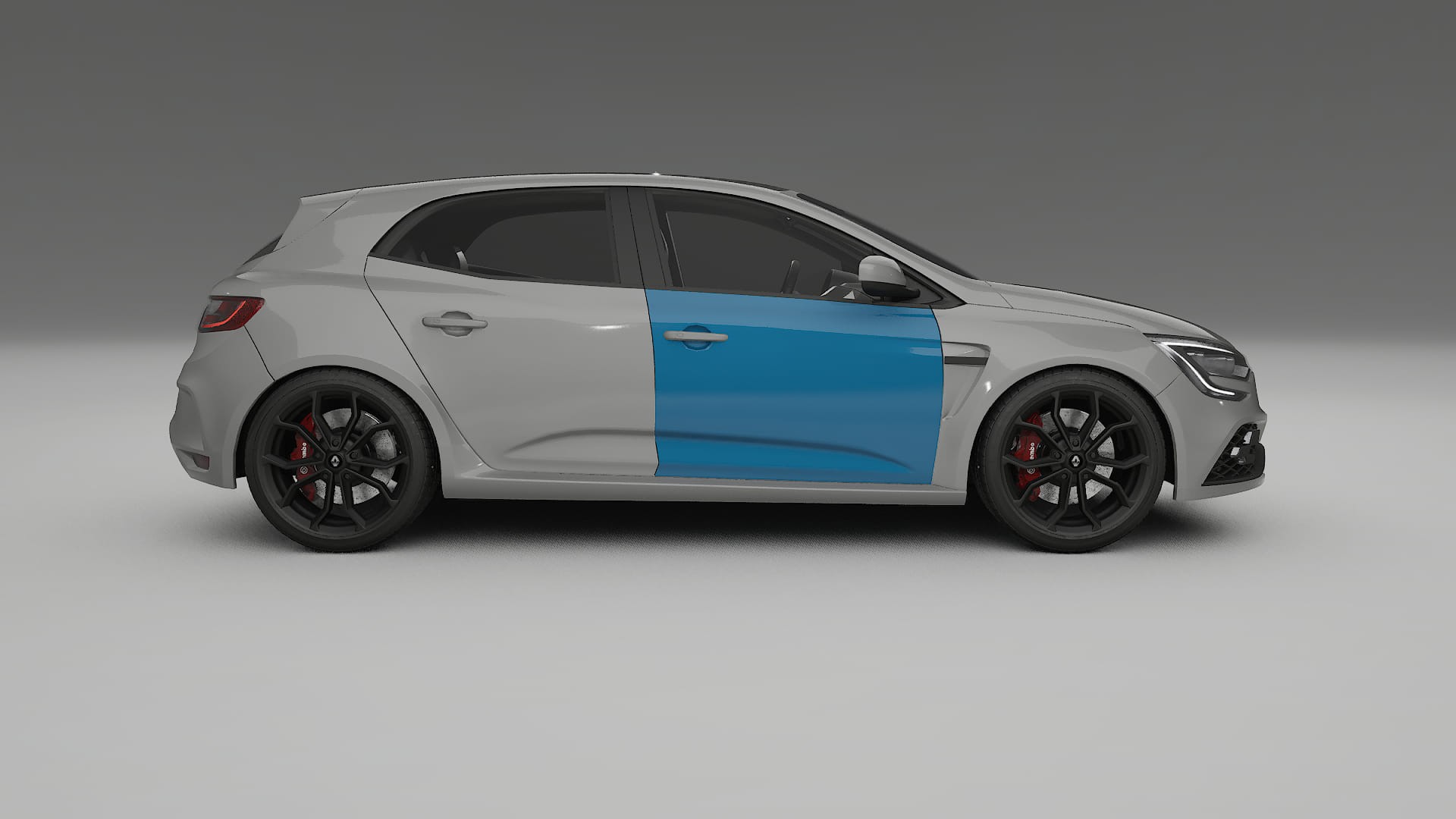 Lakbeschermingsfolie Renault Megane RS IV | CrystalGuard Transparante Volledige PPF Voorgevormde Set