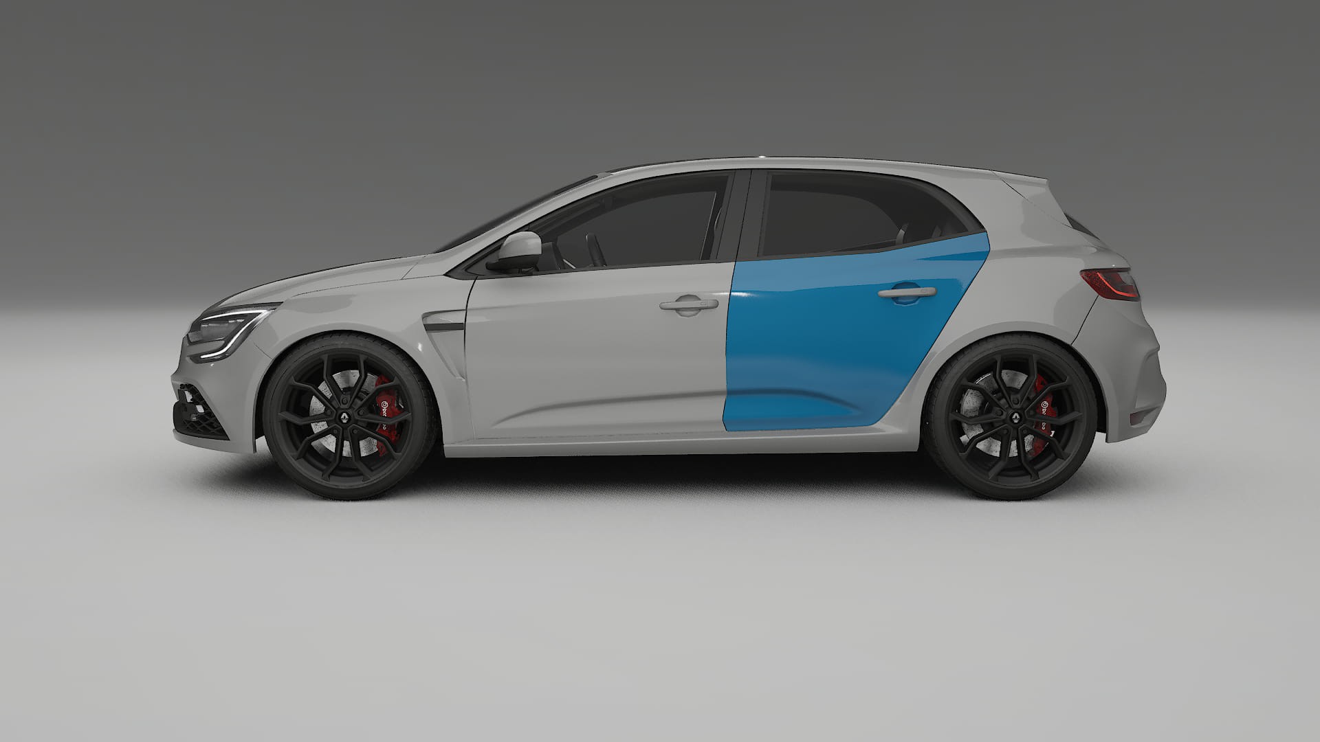 Lakbeschermingsfolie Renault Megane RS IV | CrystalGuard Transparante Volledige PPF Voorgevormde Set