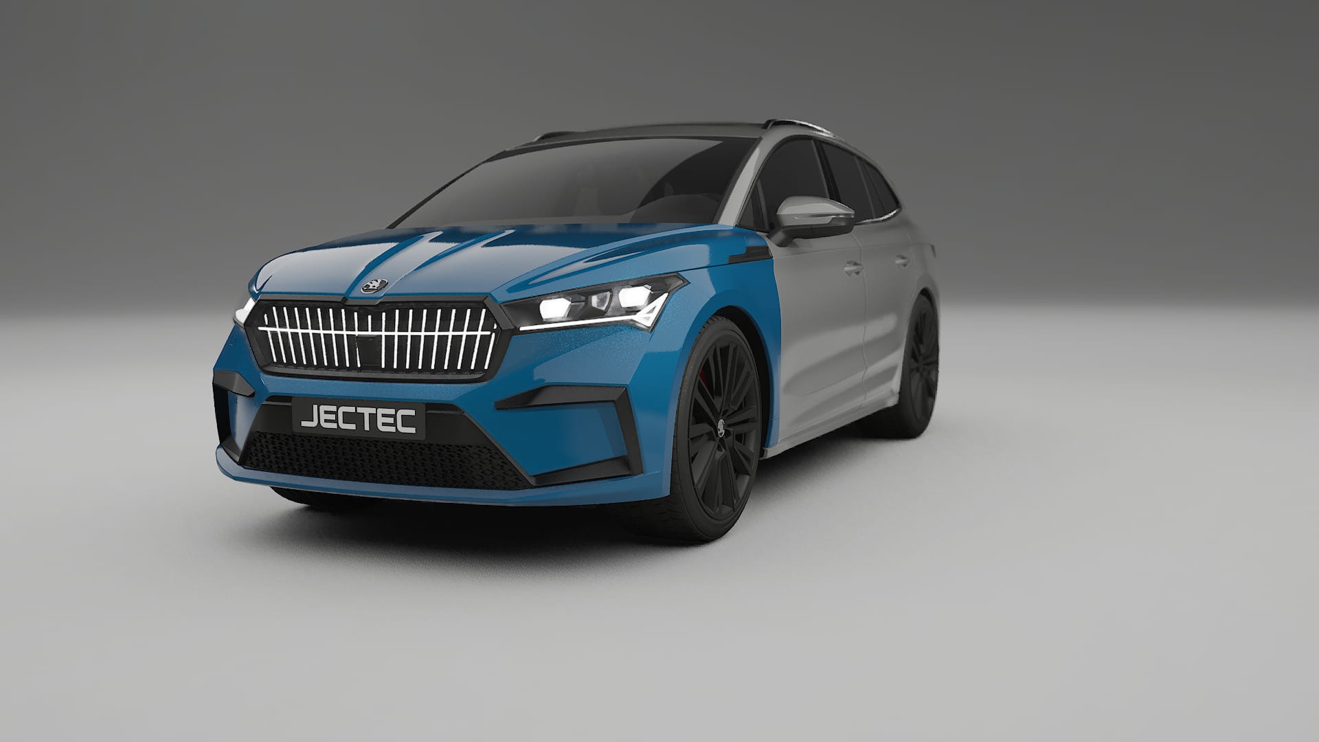 Lakbeschermingsfolie Škoda Enyaq MEB | CrystalGuard Transparante Volledige PPF Voorgevormde Set