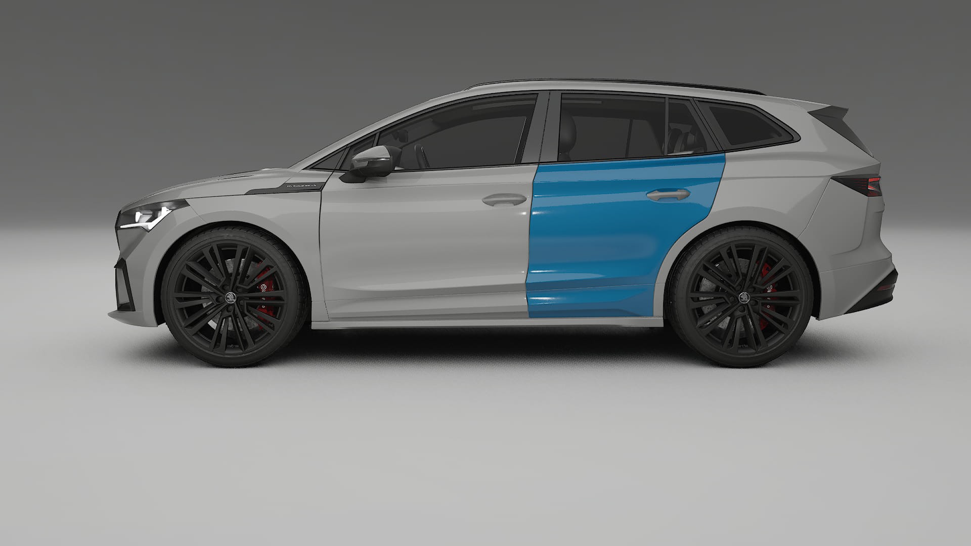 Lakbeschermingsfolie Škoda Enyaq MEB | CrystalGuard Transparante Volledige PPF Voorgevormde Set