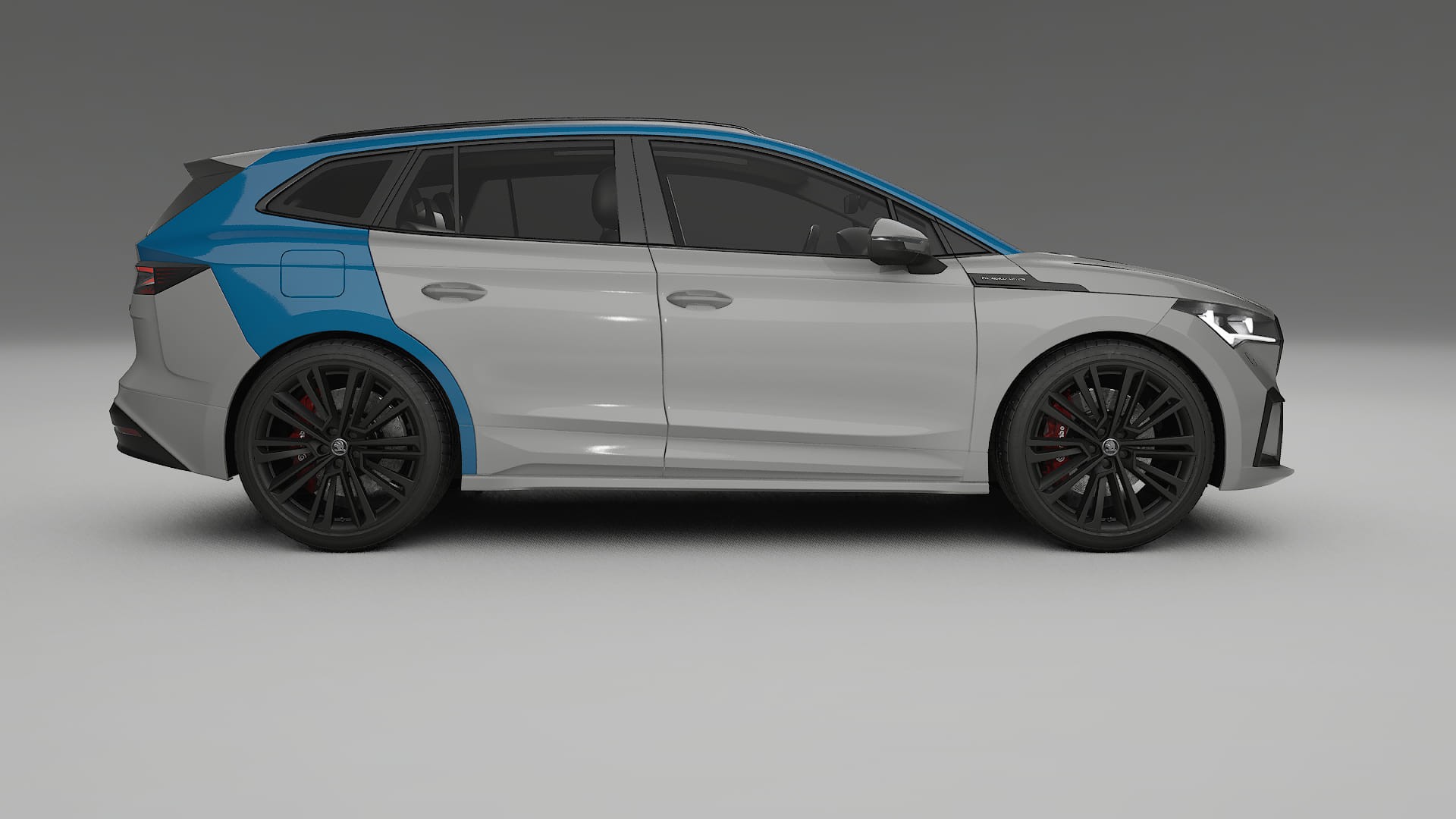 Lakbeschermingsfolie Škoda Enyaq MEB | CrystalGuard Transparante Volledige PPF Voorgevormde Set