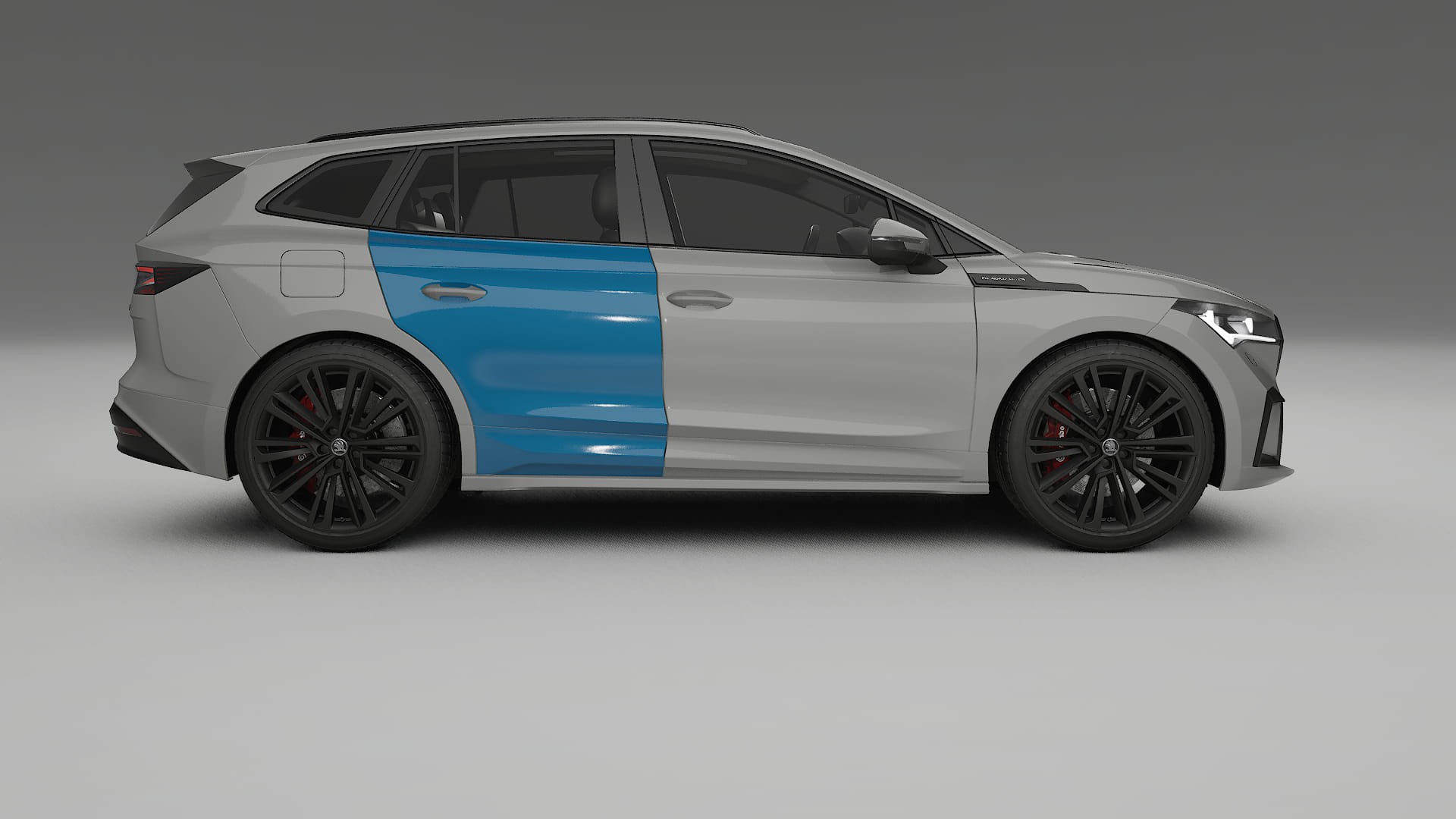 Lakbeschermingsfolie Škoda Enyaq MEB | CrystalGuard Transparante Volledige PPF Voorgevormde Set