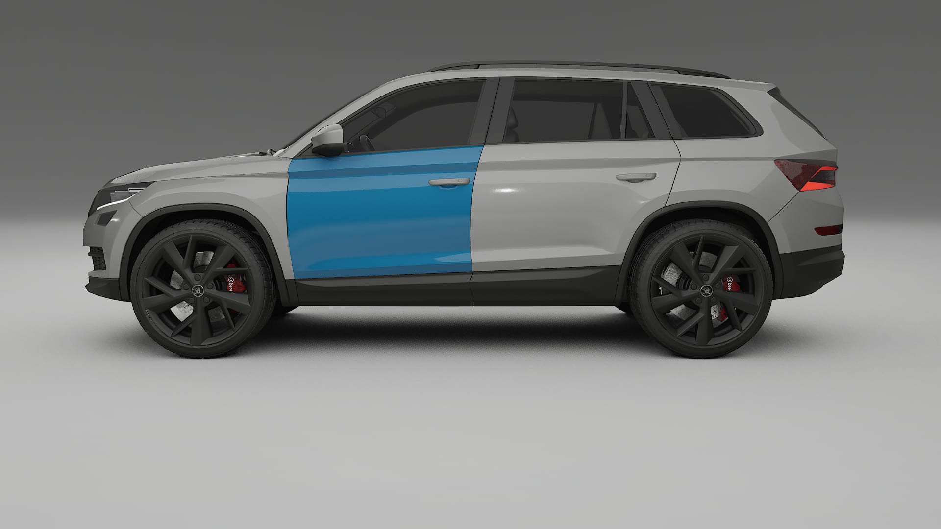 Lakbeschermingsfolie Škoda Kodiaq NS7 | CrystalGuard Transparante Volledige PPF Voorgevormde Set