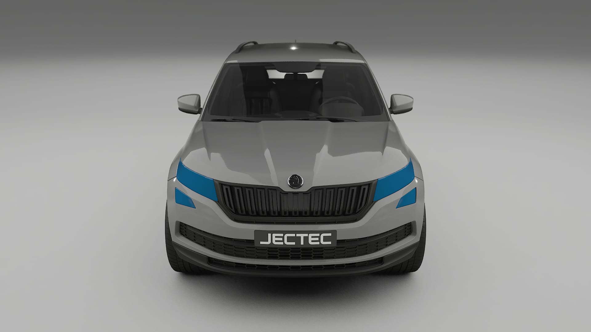 Lakbeschermingsfolie Škoda Kodiaq NS7 | CrystalGuard Transparante Volledige PPF Voorgevormde Set