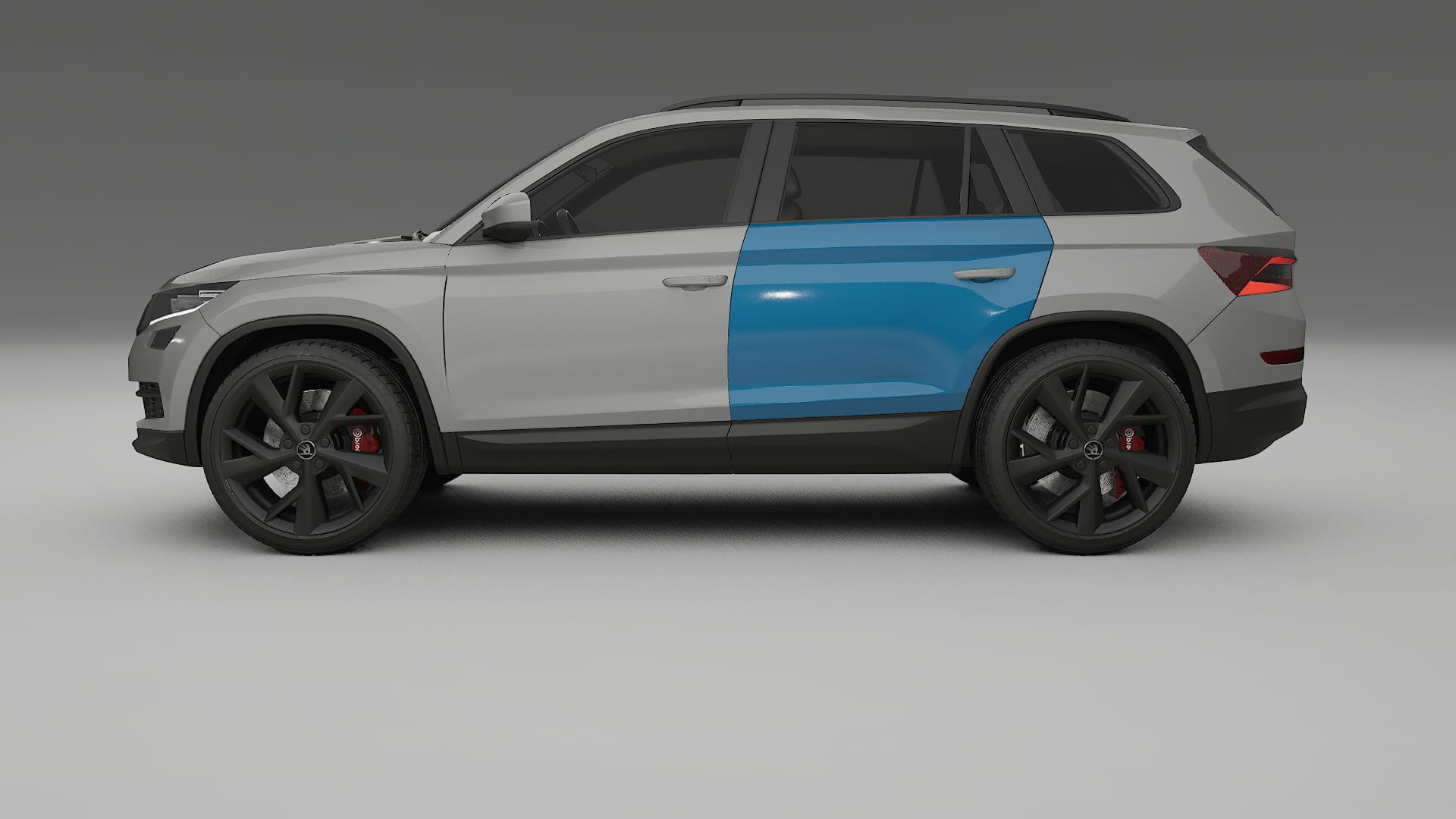 Lakbeschermingsfolie Škoda Kodiaq NS7 | CrystalGuard Transparante Volledige PPF Voorgevormde Set