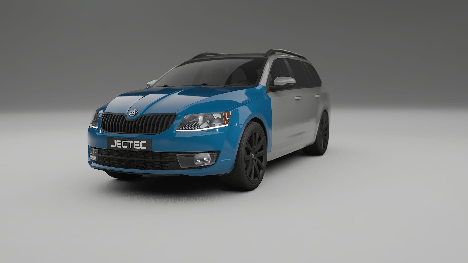Lakbeschermingsfolie Škoda Octavia stationwagen 5E | CrystalGuard Transparante Volledige PPF Voorgevormde Set