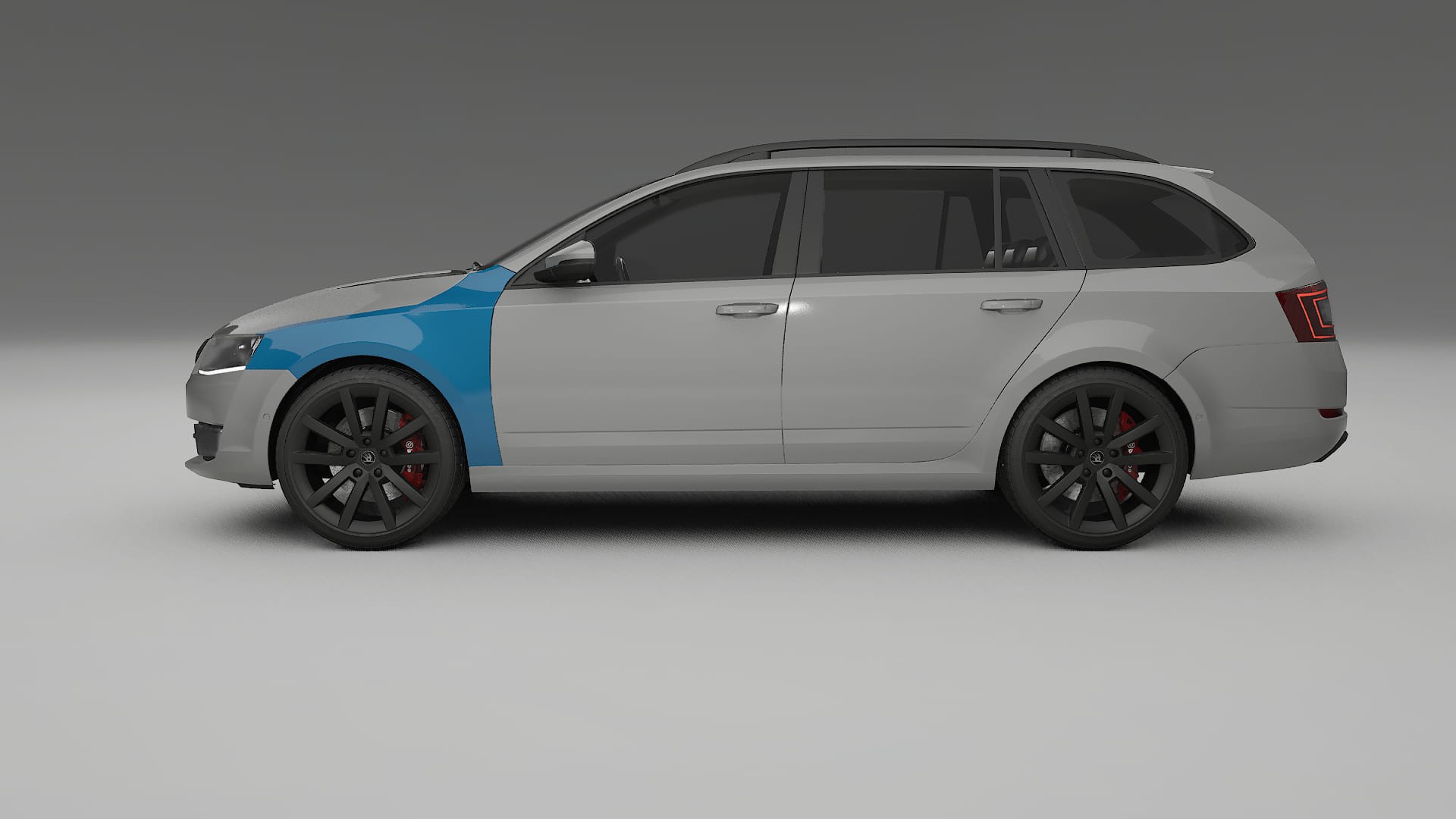 Lakbeschermingsfolie Škoda Octavia stationwagen 5E | CrystalGuard Transparante Volledige PPF Voorgevormde Set