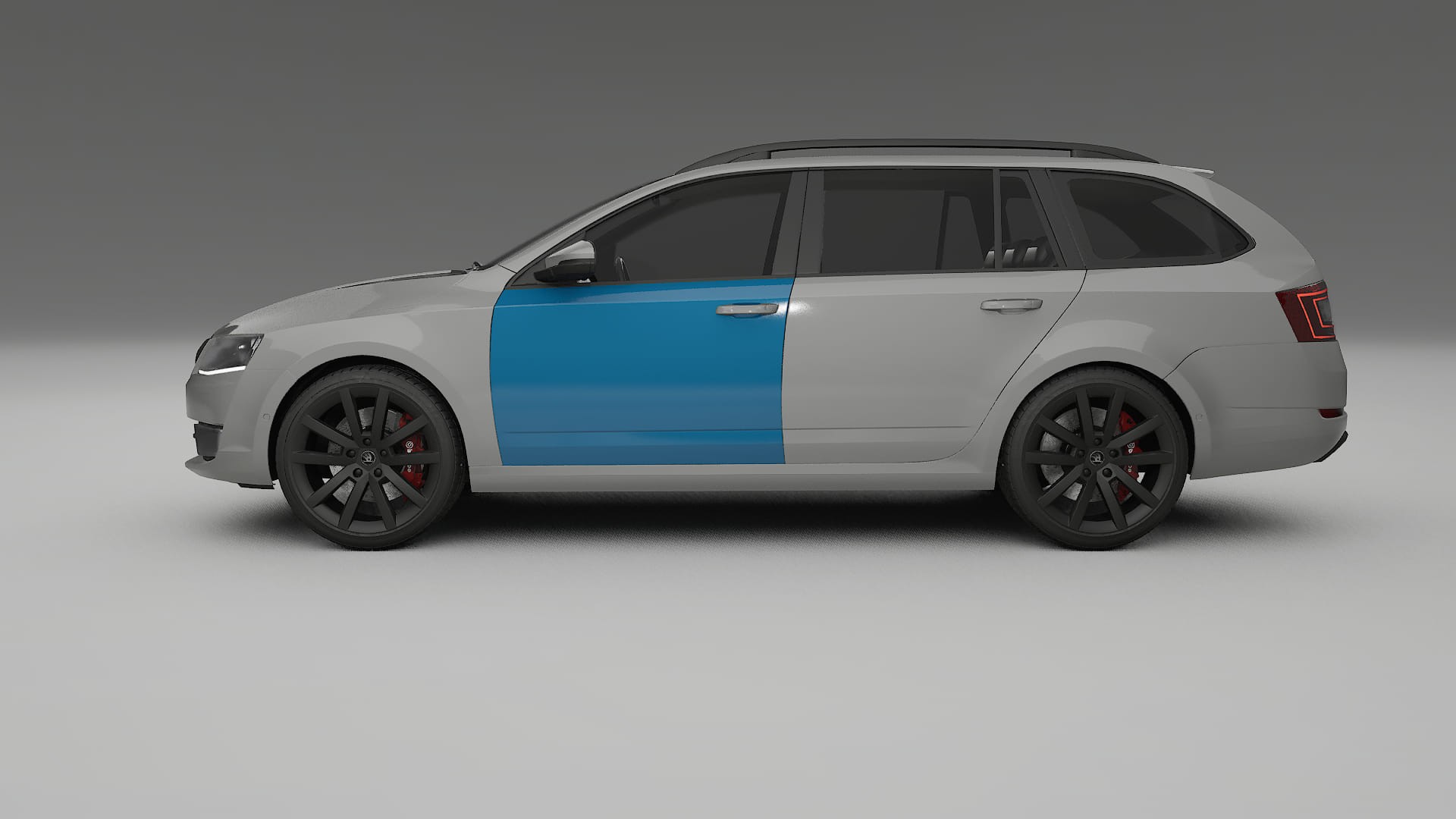 Lakbeschermingsfolie Škoda Octavia stationwagen 5E | CrystalGuard Transparante Volledige PPF Voorgevormde Set