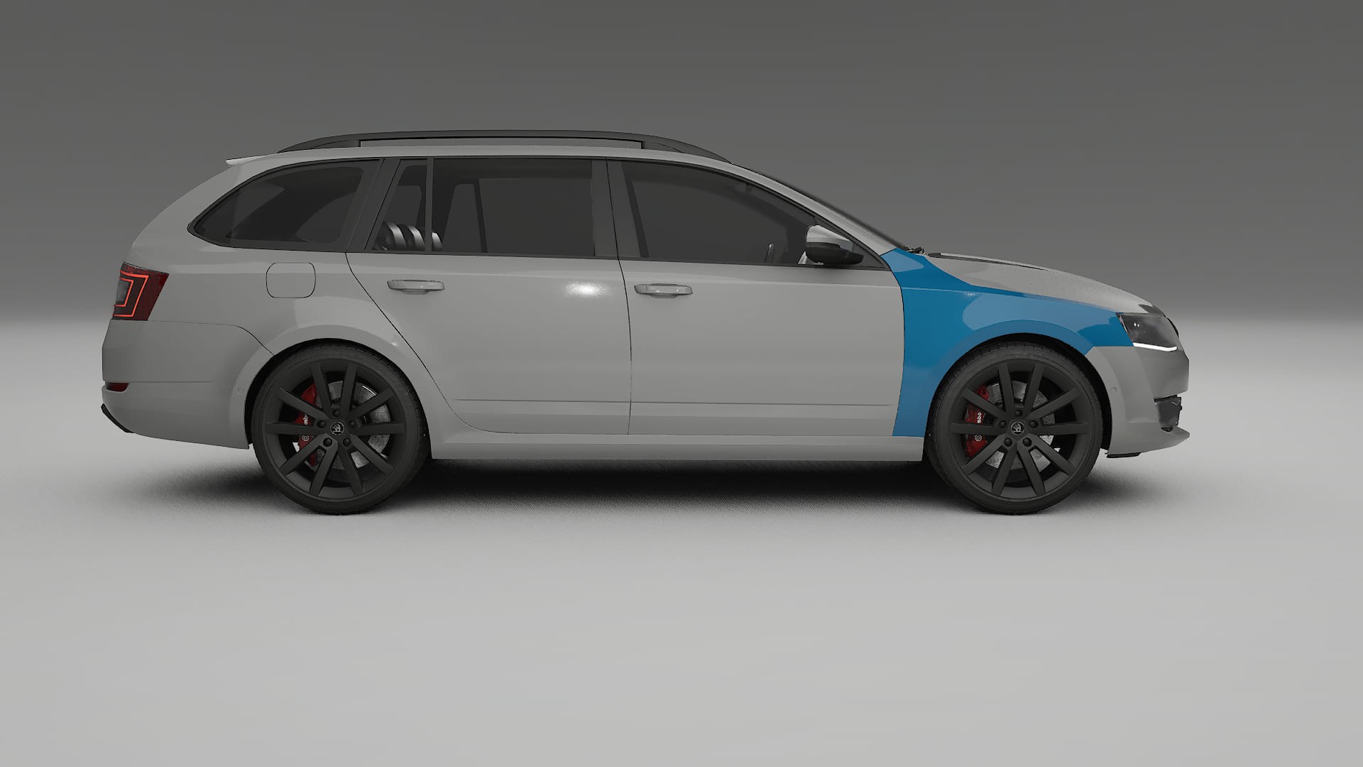 Lakbeschermingsfolie Škoda Octavia stationwagen 5E | CrystalGuard Transparante Volledige PPF Voorgevormde Set