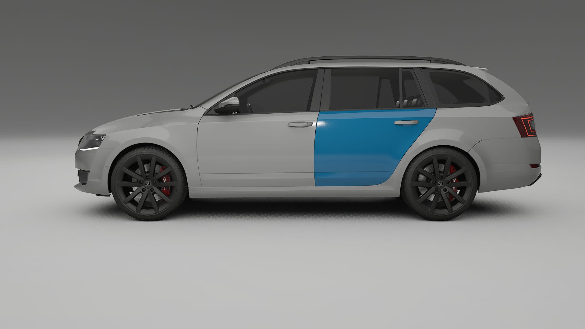 Lakbeschermingsfolie Škoda Octavia stationwagen 5E | CrystalGuard Transparante Volledige PPF Voorgevormde Set