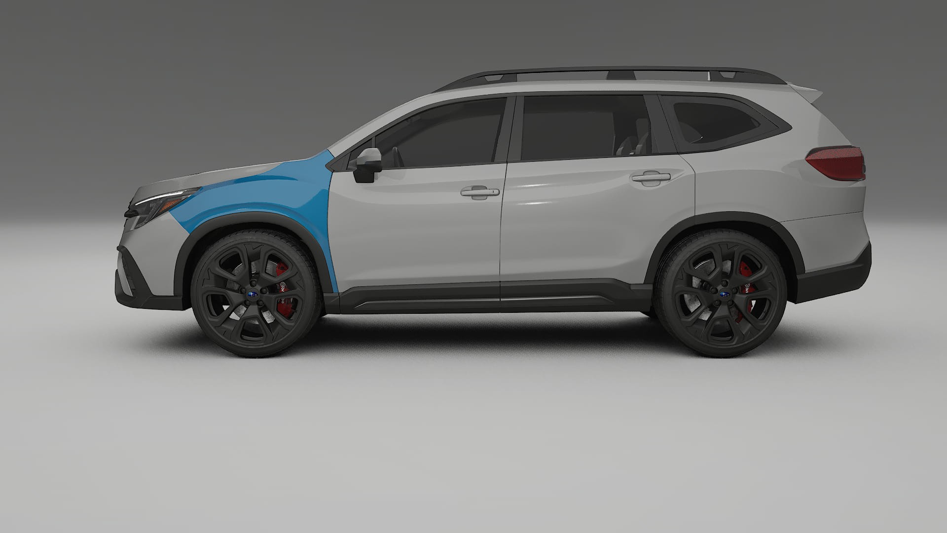 Lakbeschermingsfolie Subaru Ascent BT facelift | CrystalGuard Transparante Volledige PPF Voorgevormde Set