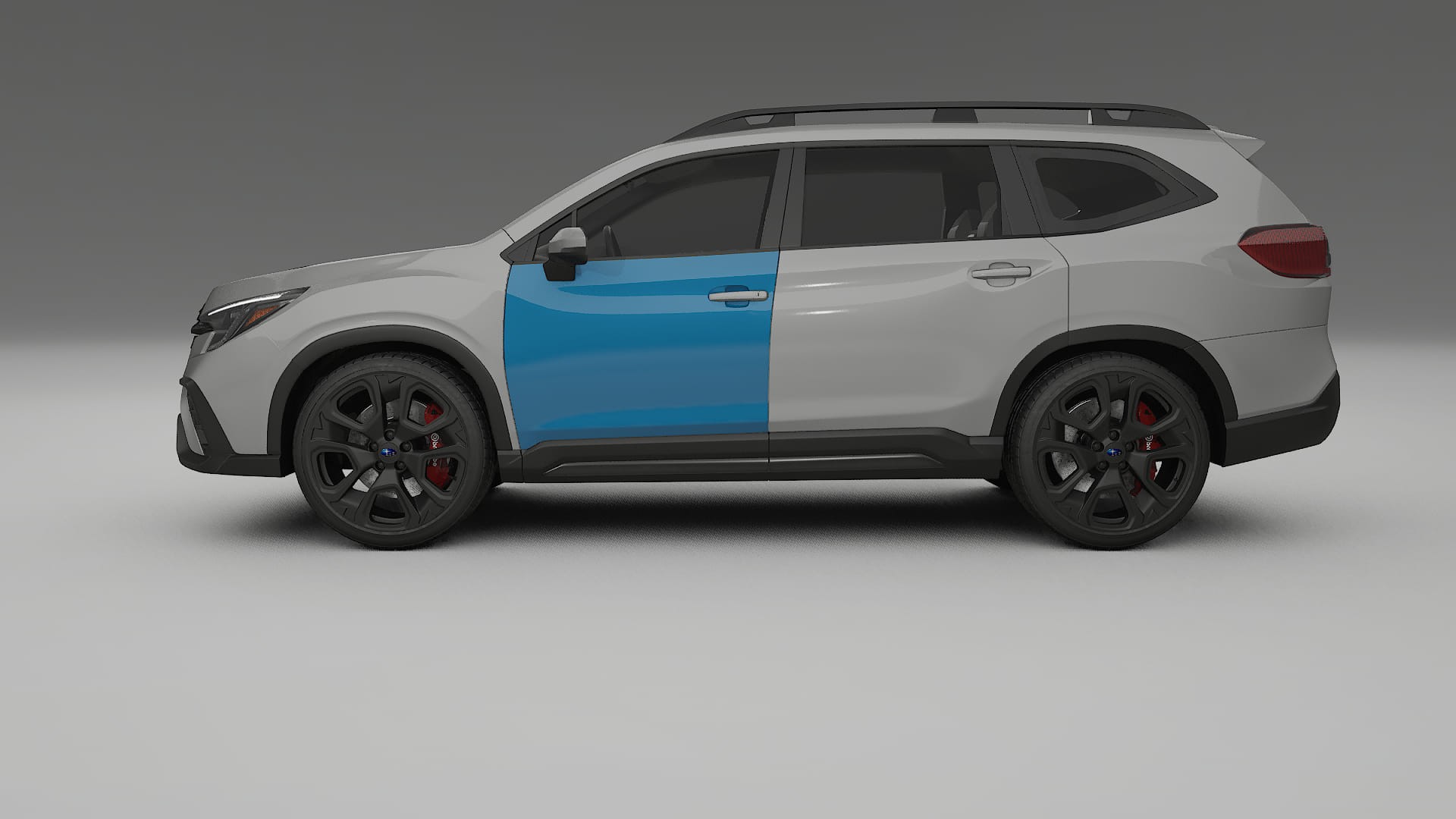Lakbeschermingsfolie Subaru Ascent BT facelift | CrystalGuard Transparante Volledige PPF Voorgevormde Set