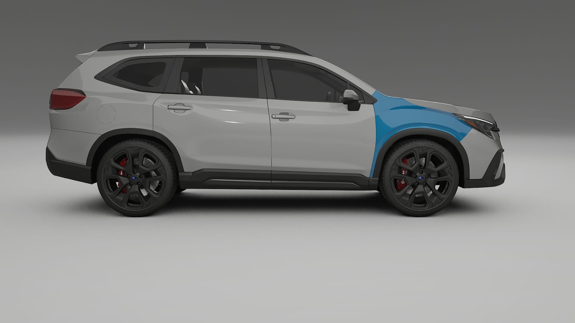 Lakbeschermingsfolie Subaru Ascent BT facelift | CrystalGuard Transparante Volledige PPF Voorgevormde Set