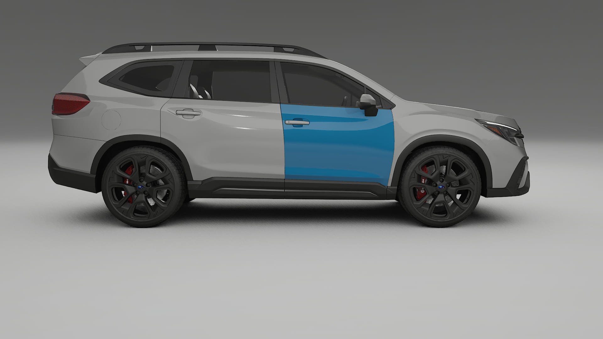 Lakbeschermingsfolie Subaru Ascent BT facelift | CrystalGuard Transparante Volledige PPF Voorgevormde Set