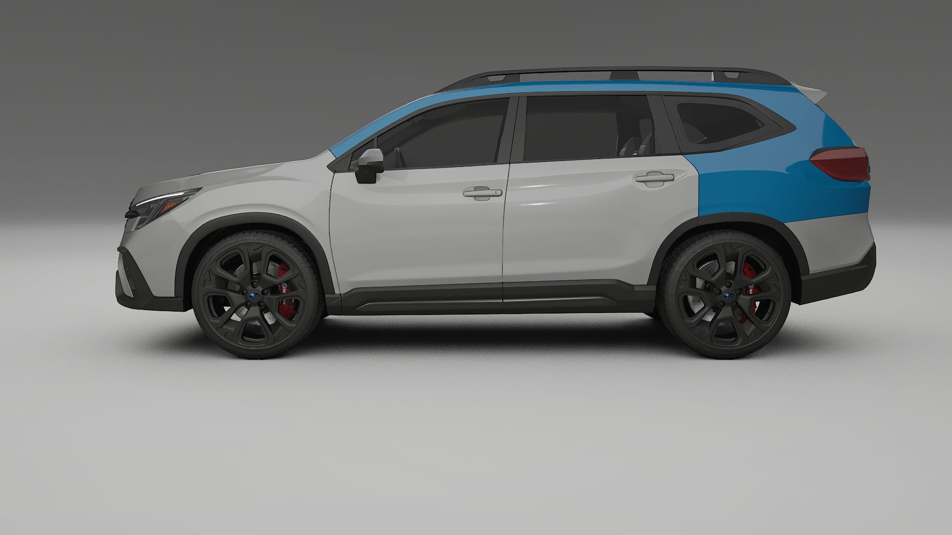 Lakbeschermingsfolie Subaru Ascent BT facelift | CrystalGuard Transparante Volledige PPF Voorgevormde Set