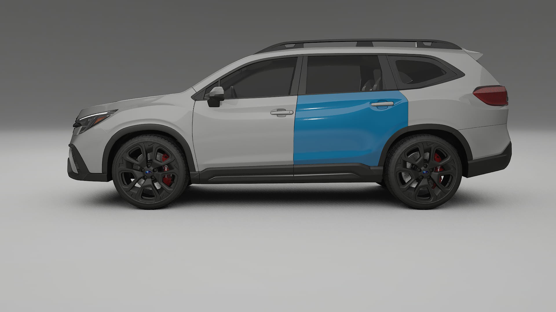 Lakbeschermingsfolie Subaru Ascent BT facelift | CrystalGuard Transparante Volledige PPF Voorgevormde Set