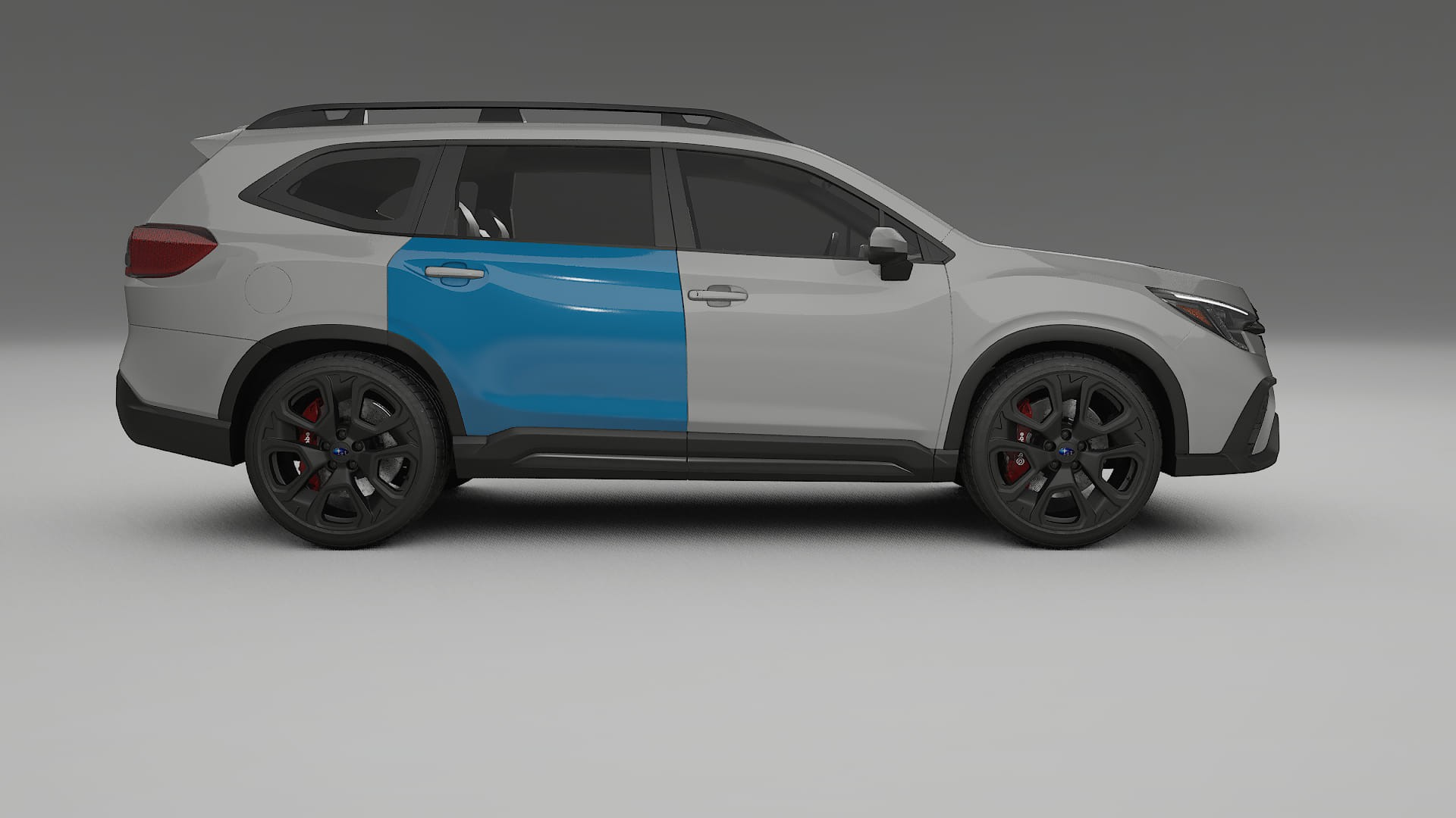 Lakbeschermingsfolie Subaru Ascent BT facelift | CrystalGuard Transparante Volledige PPF Voorgevormde Set