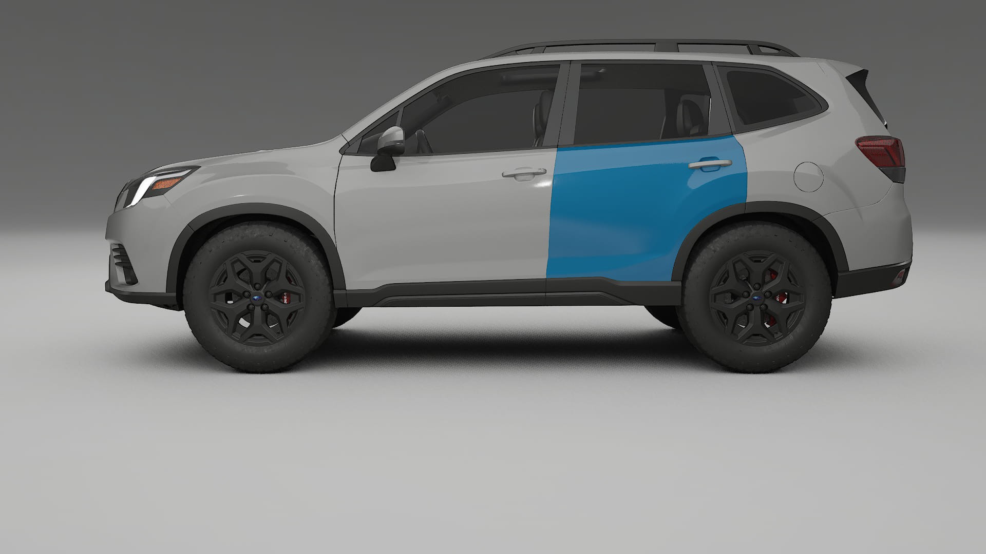 Lakbeschermingsfolie Subaru Forester V SK facelift | CrystalGuard Transparante Volledige PPF Voorgevormde Set