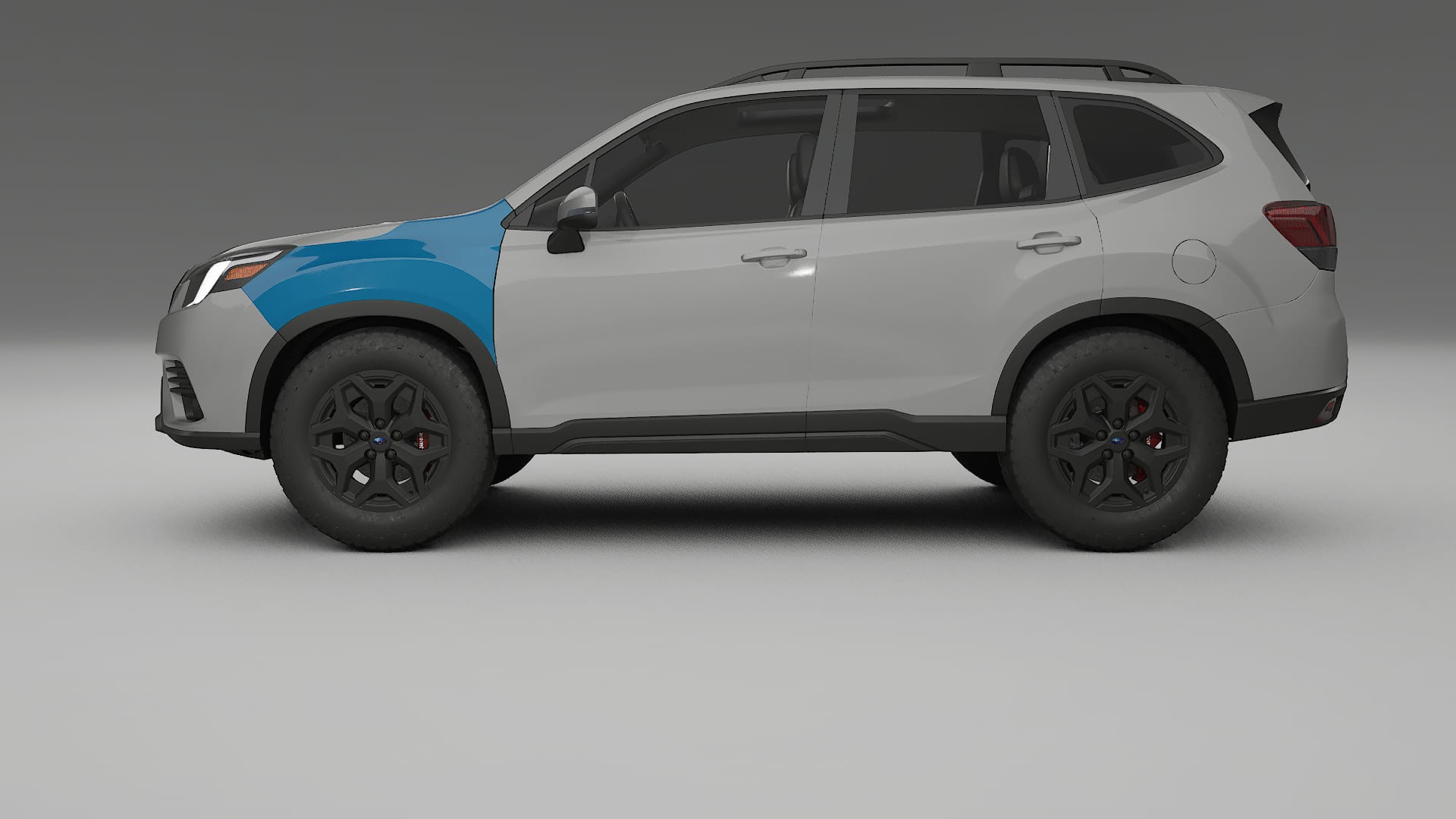 Lakbeschermingsfolie Subaru Forester V SK facelift | CrystalGuard Transparante Volledige PPF Voorgevormde Set