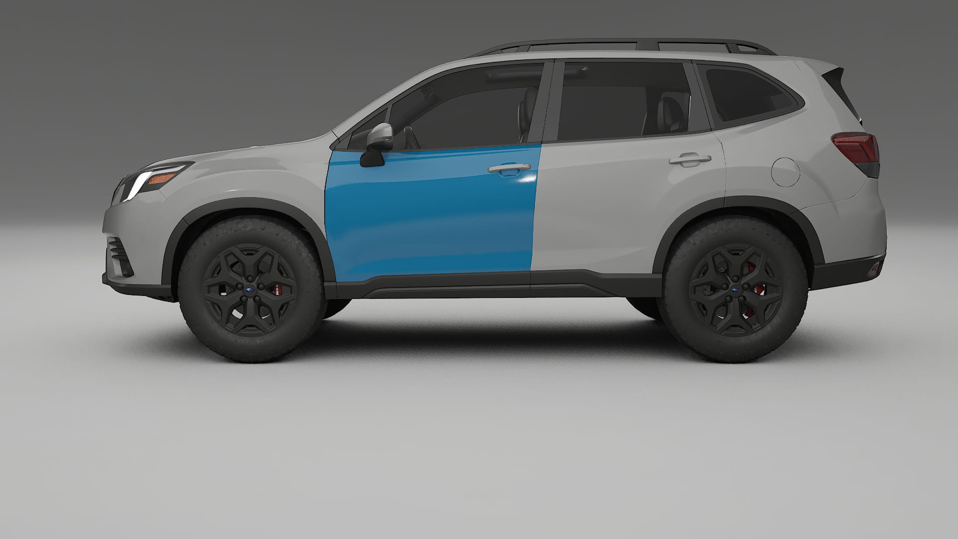 Lakbeschermingsfolie Subaru Forester V SK facelift | CrystalGuard Transparante Volledige PPF Voorgevormde Set