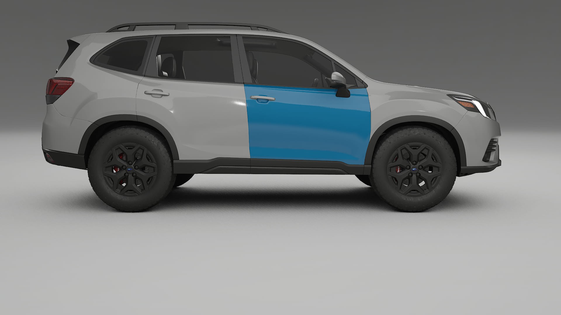 Lakbeschermingsfolie Subaru Forester V SK facelift | CrystalGuard Transparante Volledige PPF Voorgevormde Set