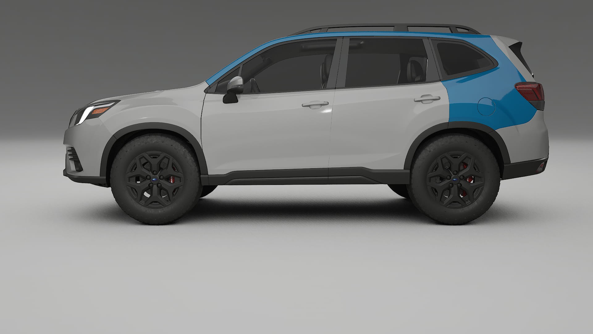 Lakbeschermingsfolie Subaru Forester V SK facelift | CrystalGuard Transparante Volledige PPF Voorgevormde Set