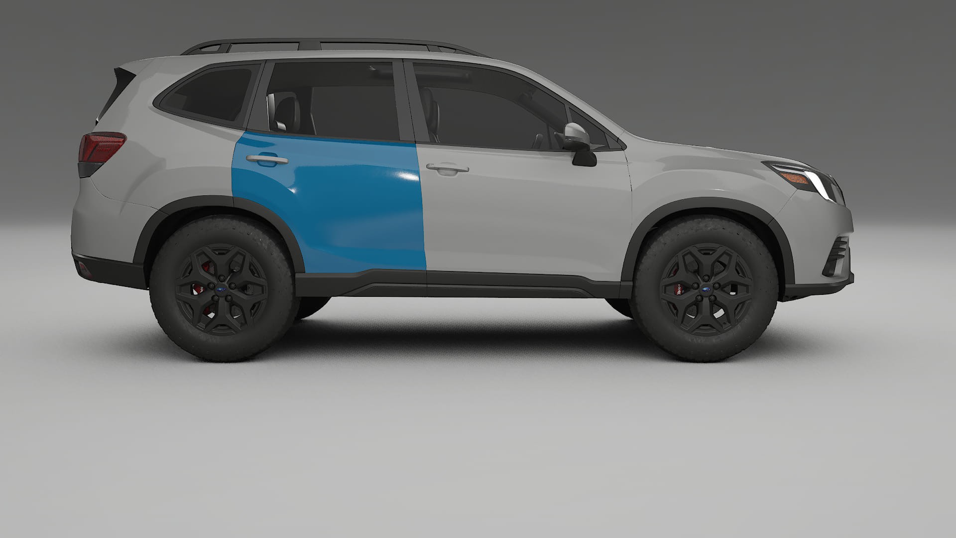 Lakbeschermingsfolie Subaru Forester V SK facelift | CrystalGuard Transparante Volledige PPF Voorgevormde Set