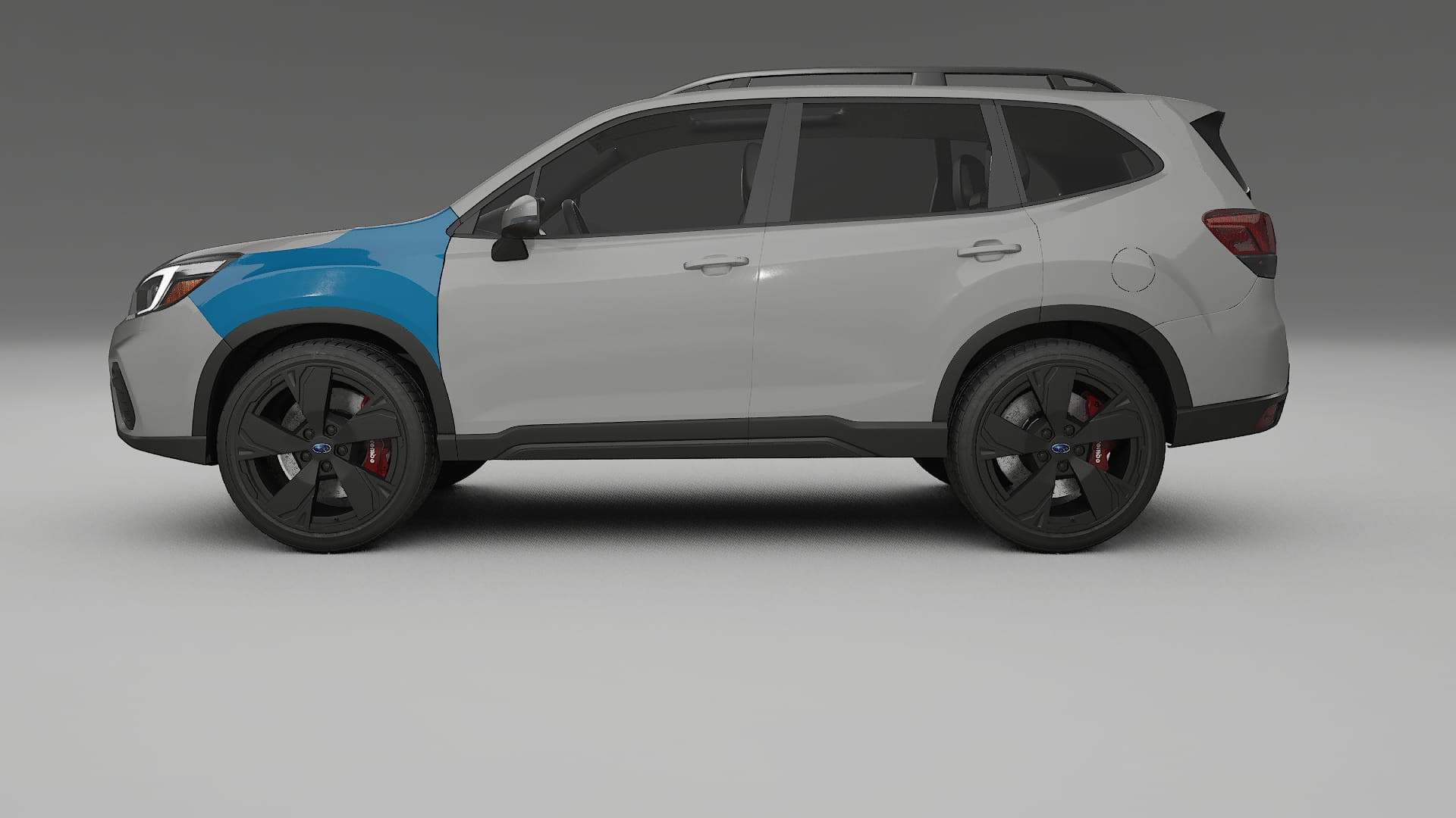 Lakbeschermingsfolie Subaru Forester V SK prefacelift | CrystalGuard Transparante Volledige PPF Voorgevormde Set