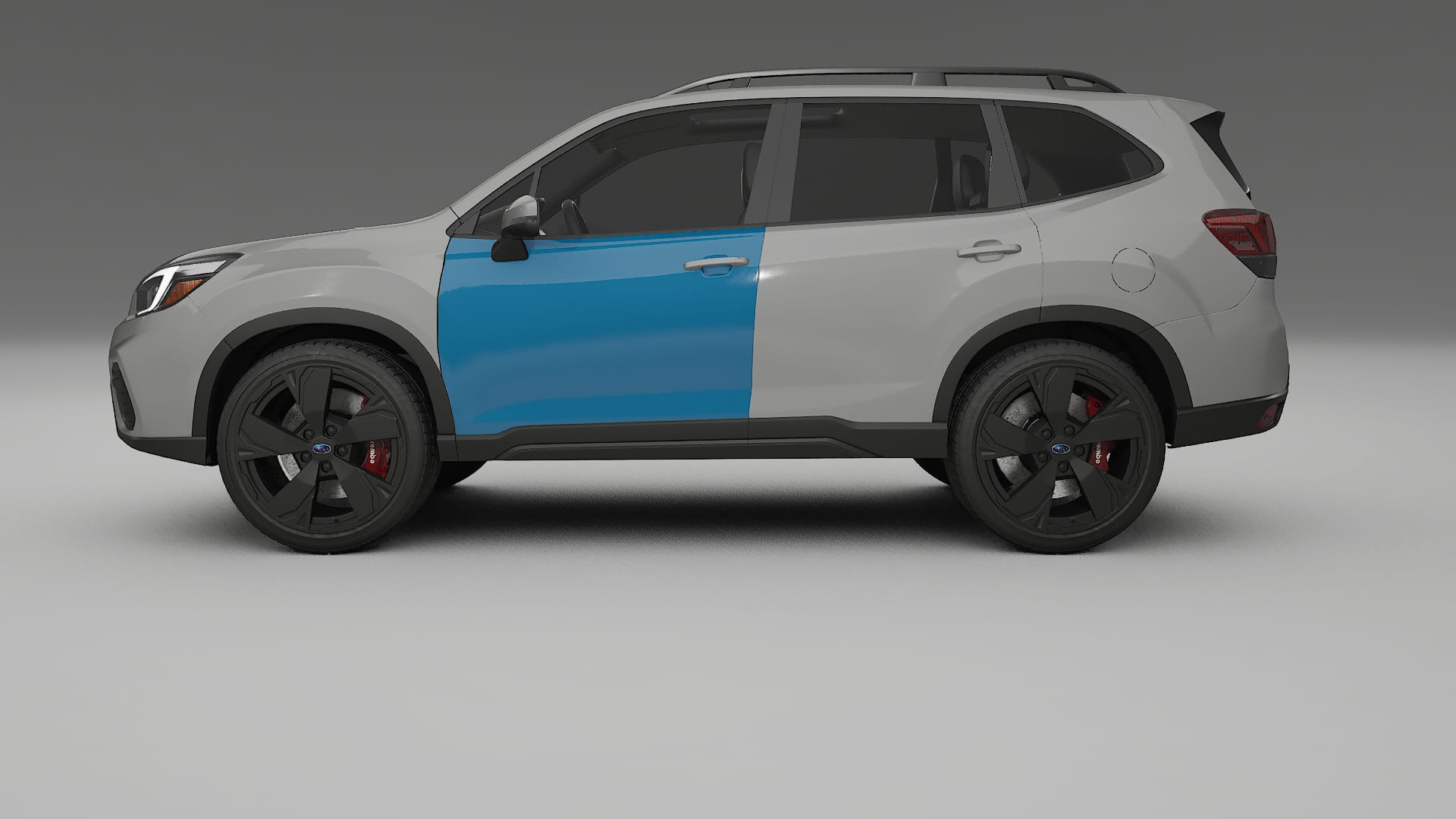 Lakbeschermingsfolie Subaru Forester V SK prefacelift | CrystalGuard Transparante Volledige PPF Voorgevormde Set