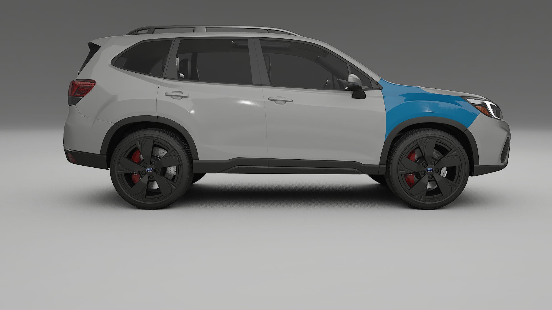 Lakbeschermingsfolie Subaru Forester V SK prefacelift | CrystalGuard Transparante Volledige PPF Voorgevormde Set