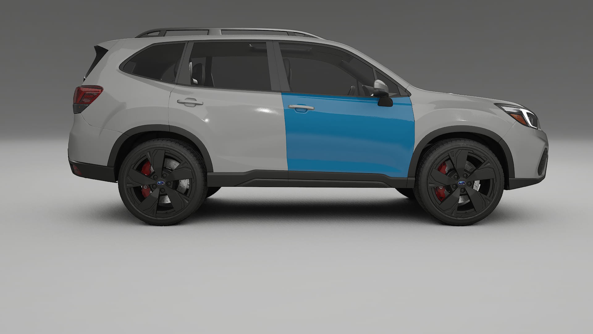 Lakbeschermingsfolie Subaru Forester V SK prefacelift | CrystalGuard Transparante Volledige PPF Voorgevormde Set
