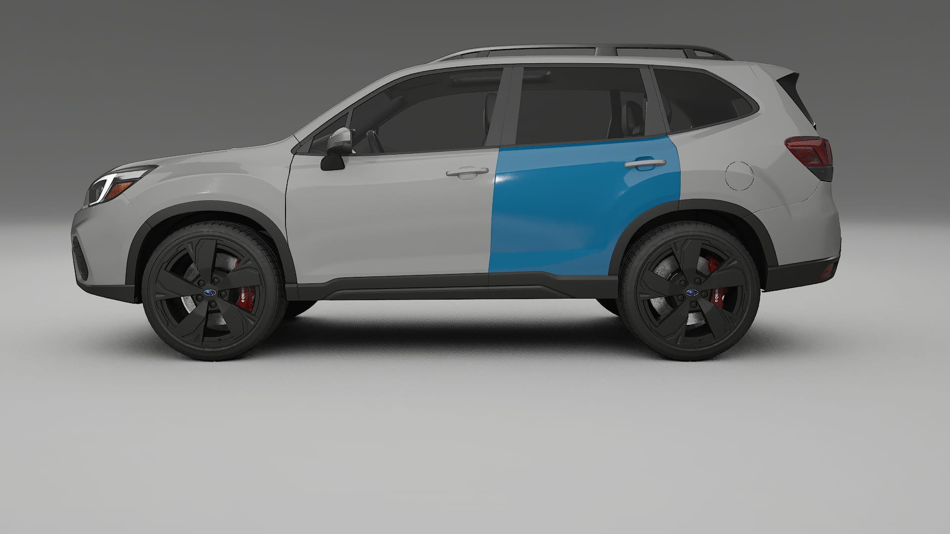 Lakbeschermingsfolie Subaru Forester V SK prefacelift | CrystalGuard Transparante Volledige PPF Voorgevormde Set