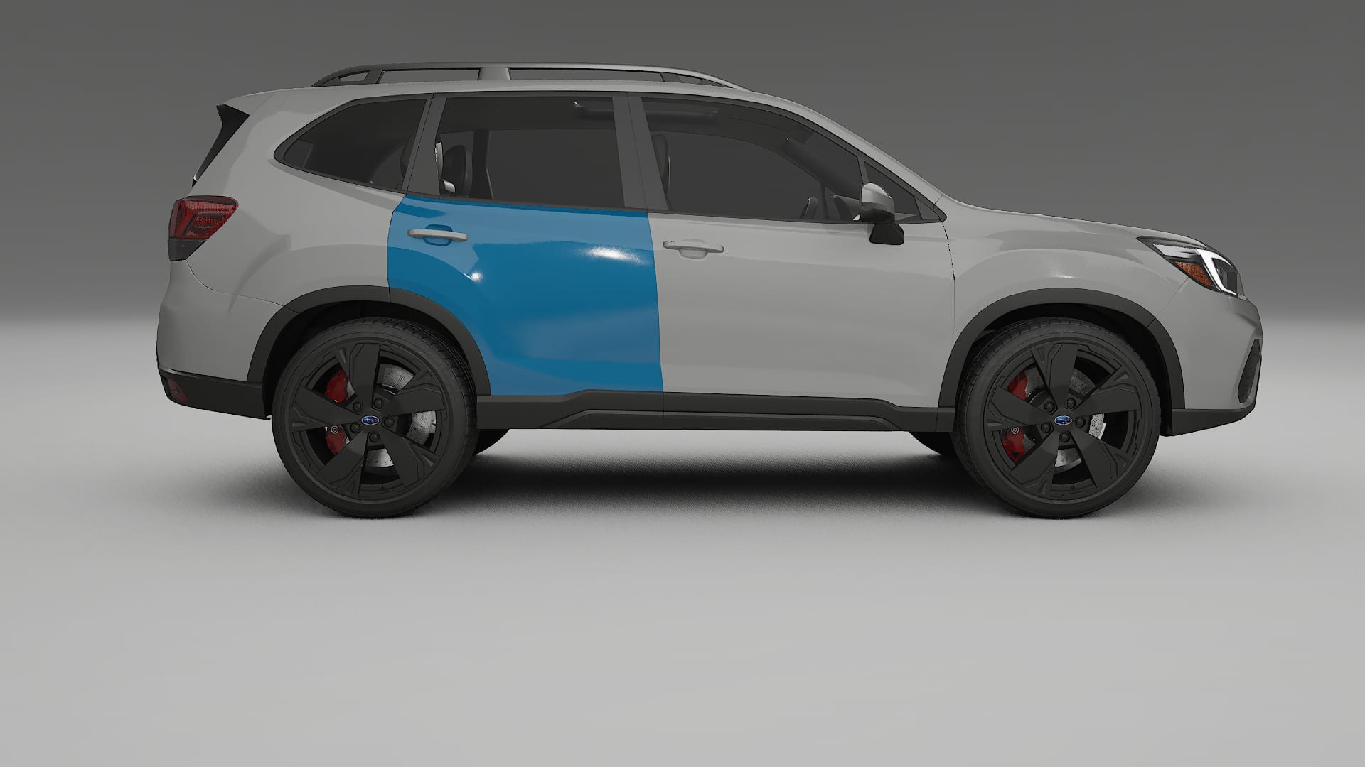 Lakbeschermingsfolie Subaru Forester V SK prefacelift | CrystalGuard Transparante Volledige PPF Voorgevormde Set