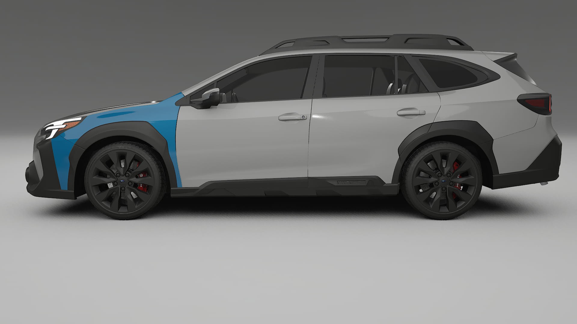 Lakbeschermingsfolie Subaru Outback VI BS facelift | CrystalGuard Transparante Volledige PPF Voorgevormde Set