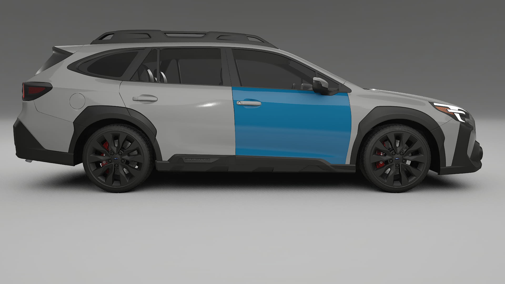 Lakbeschermingsfolie Subaru Outback VI BS facelift | CrystalGuard Transparante Volledige PPF Voorgevormde Set